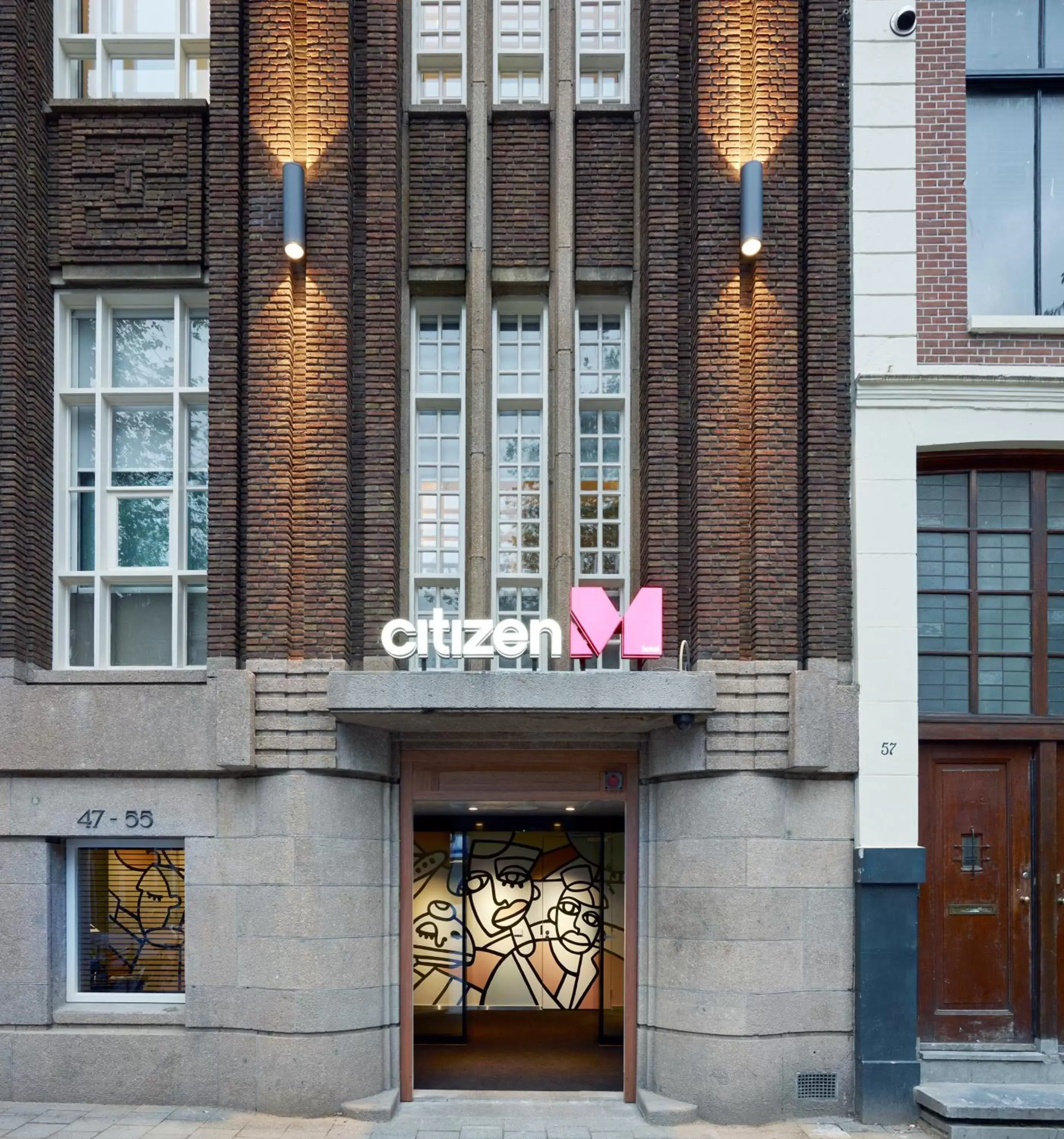 Property building in citizenM Amstel Amsterdam