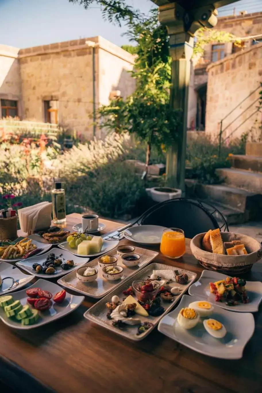 Breakfast in Aza Cave Cappadocia