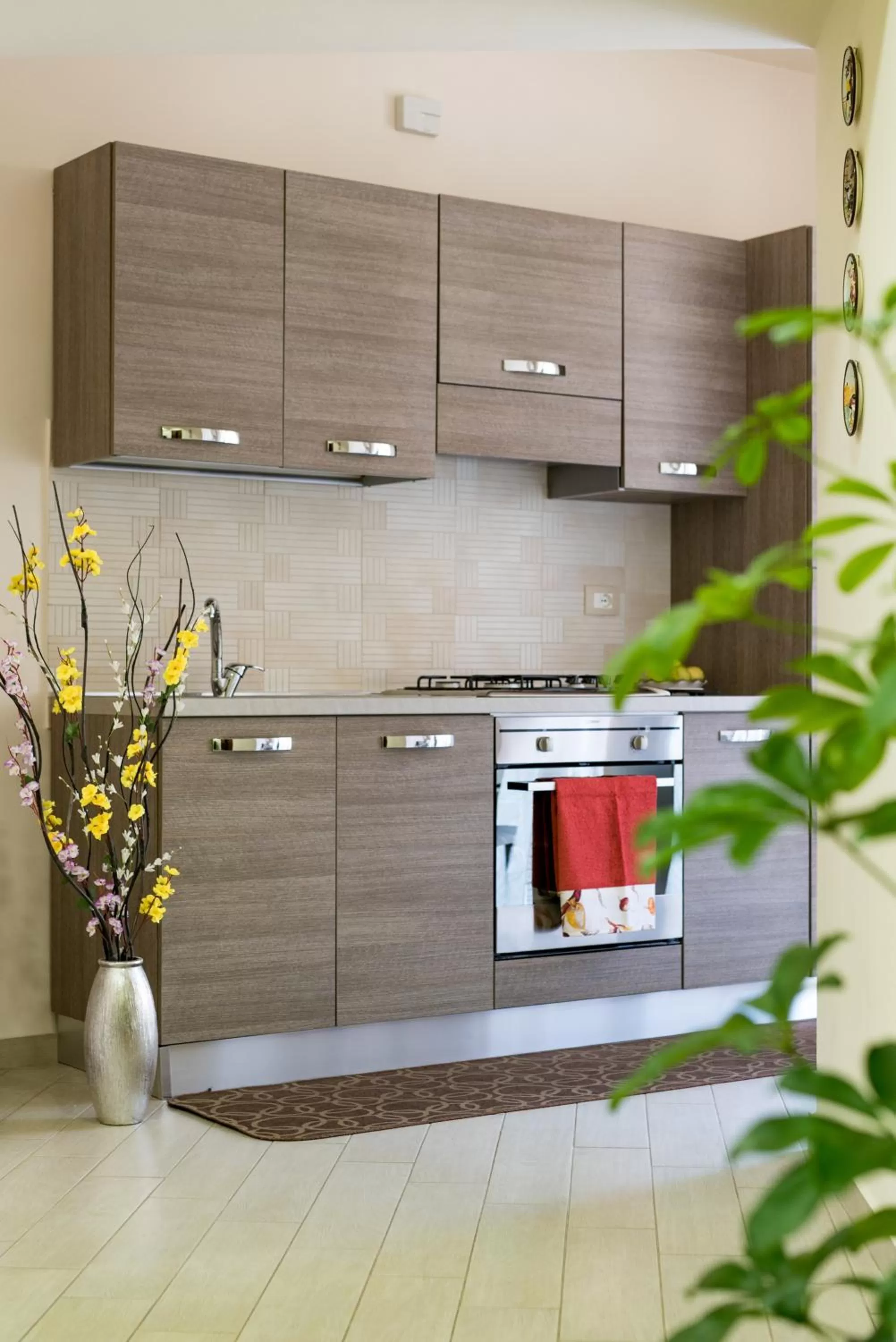 Communal kitchen in B&B Palazzo Tornabene