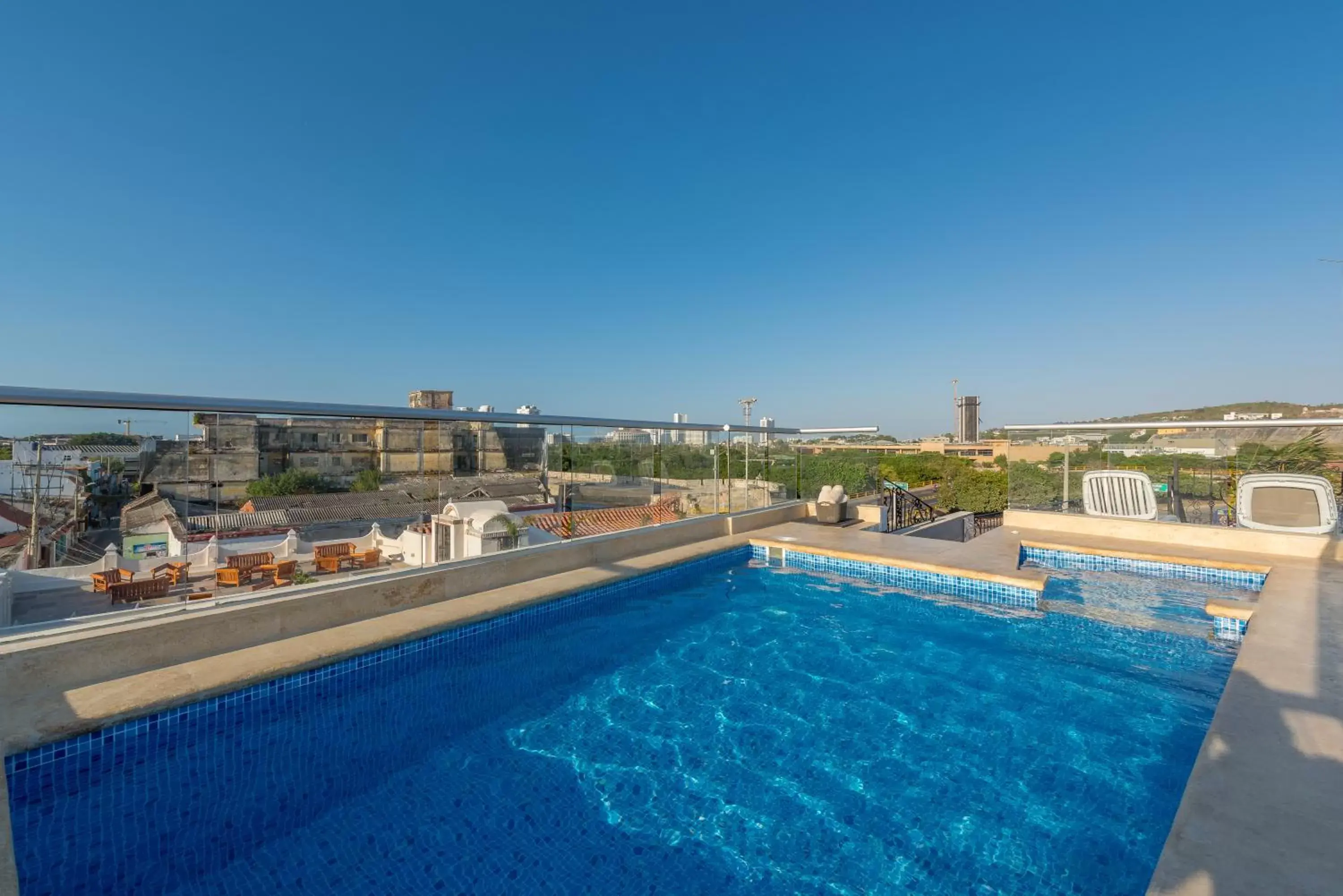 Swimming Pool in Getsemani Cartagena Hotel