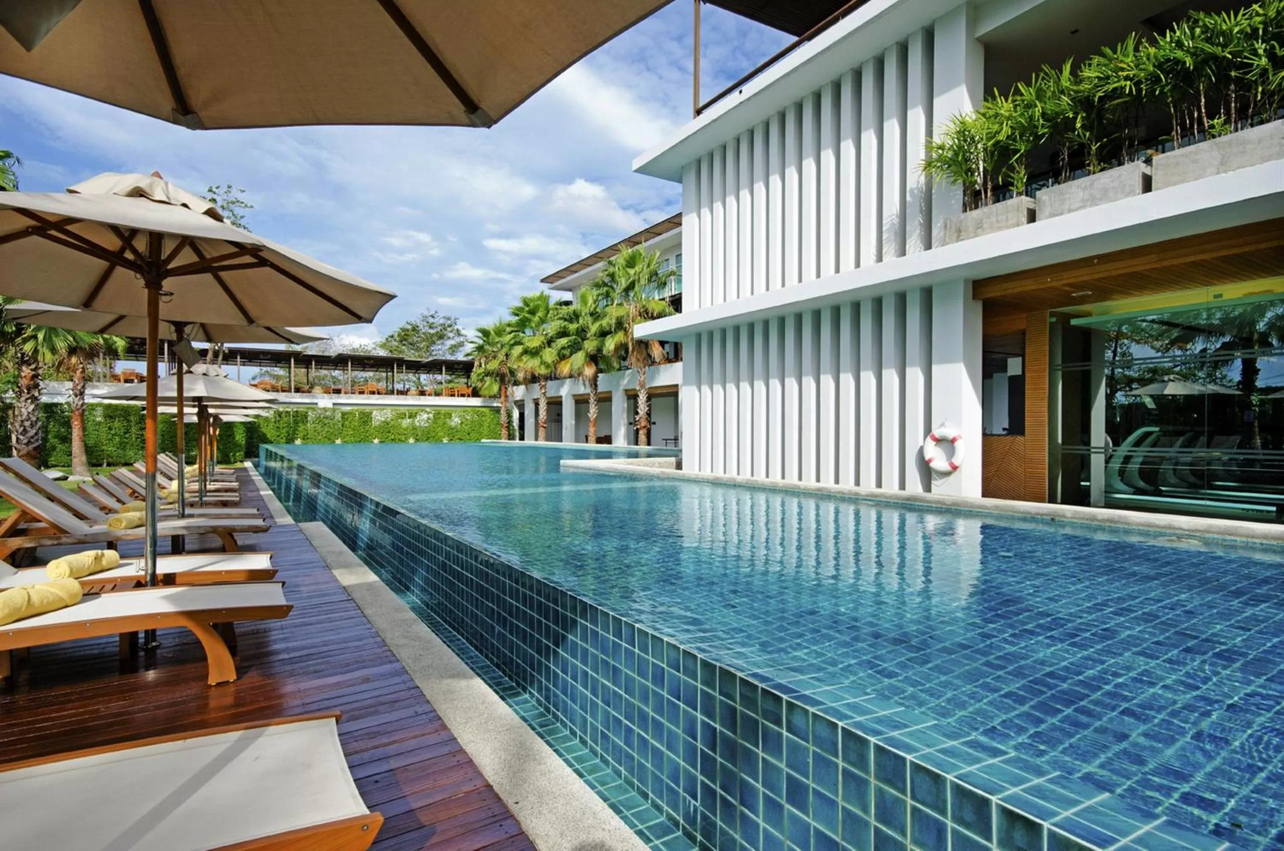 Pool view in Wyndham Sea Pearl Resort, Phuket