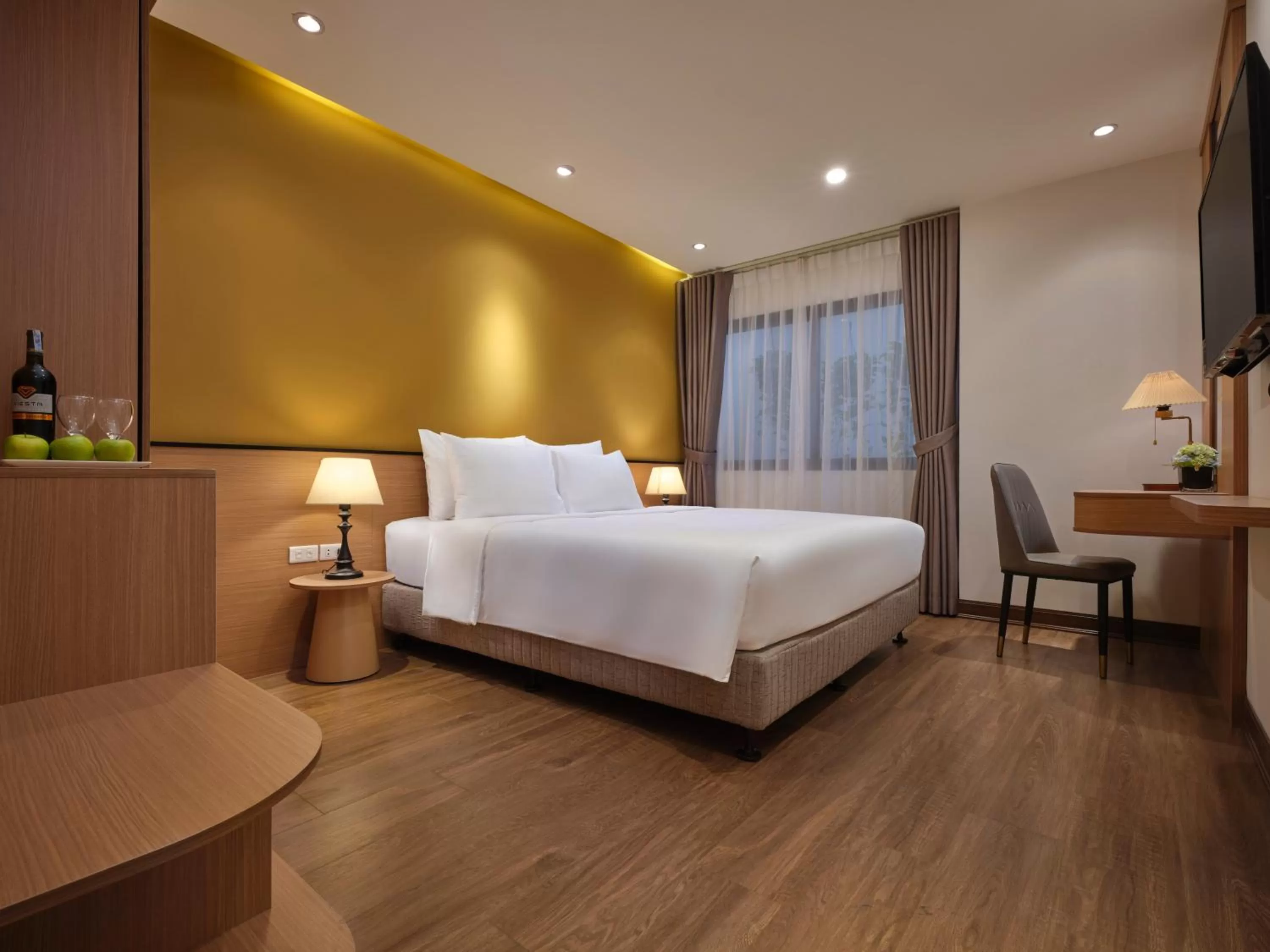 Bed in Minasi Hotel & Spa