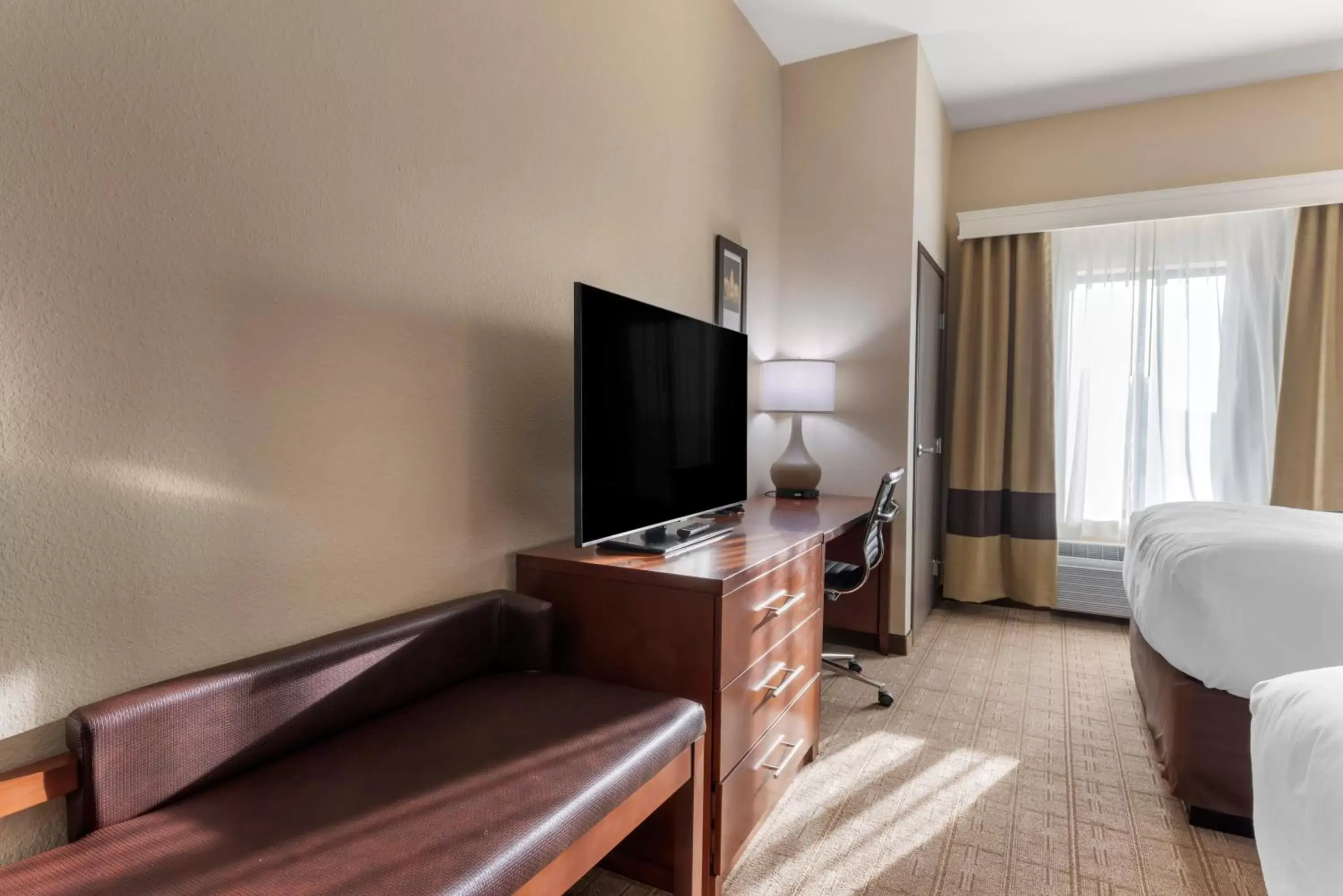 Seating area, TV/Entertainment Center in Comfort Inn & Suites