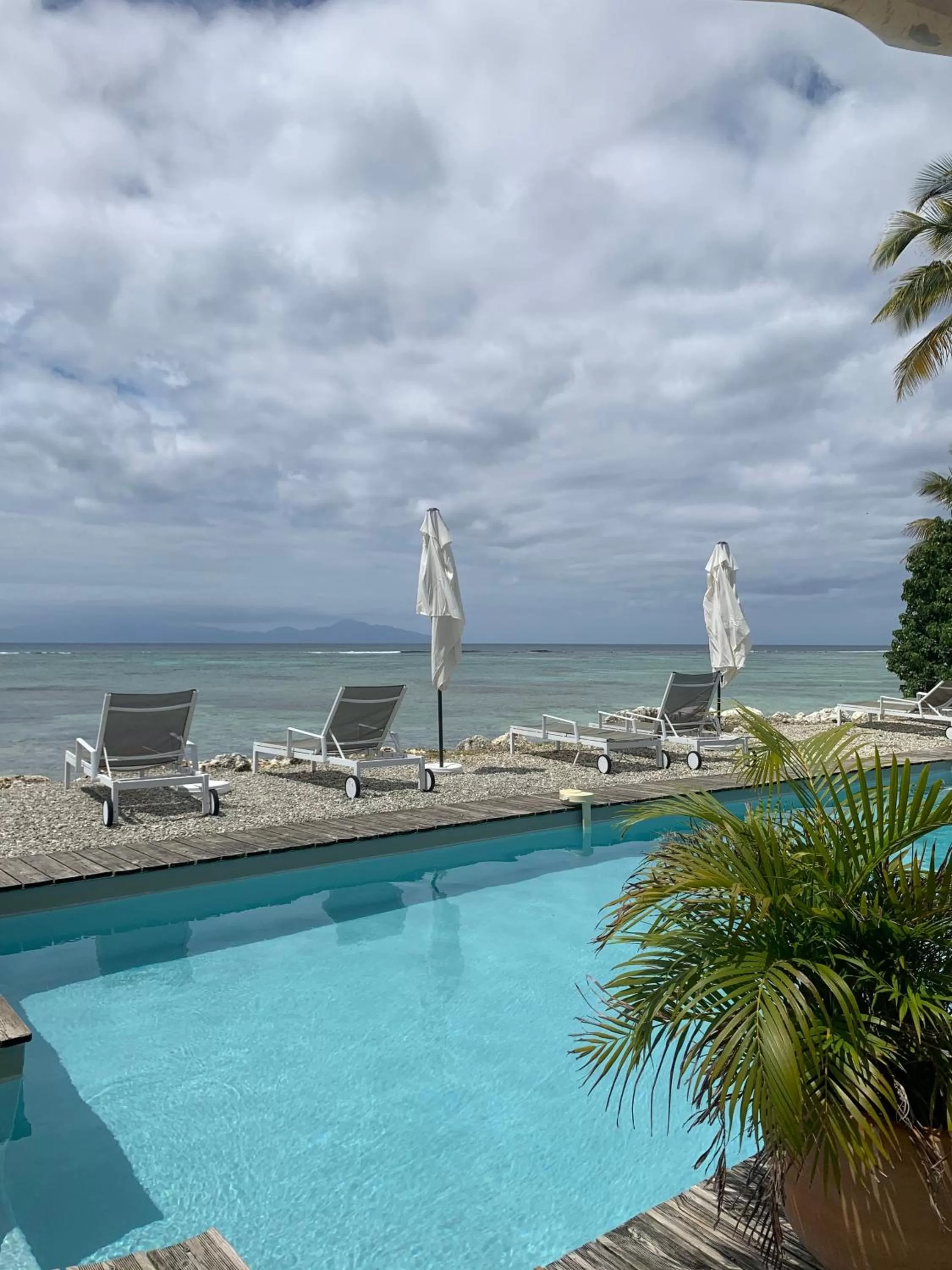 Pool view in Coco Beach Marie-Galante