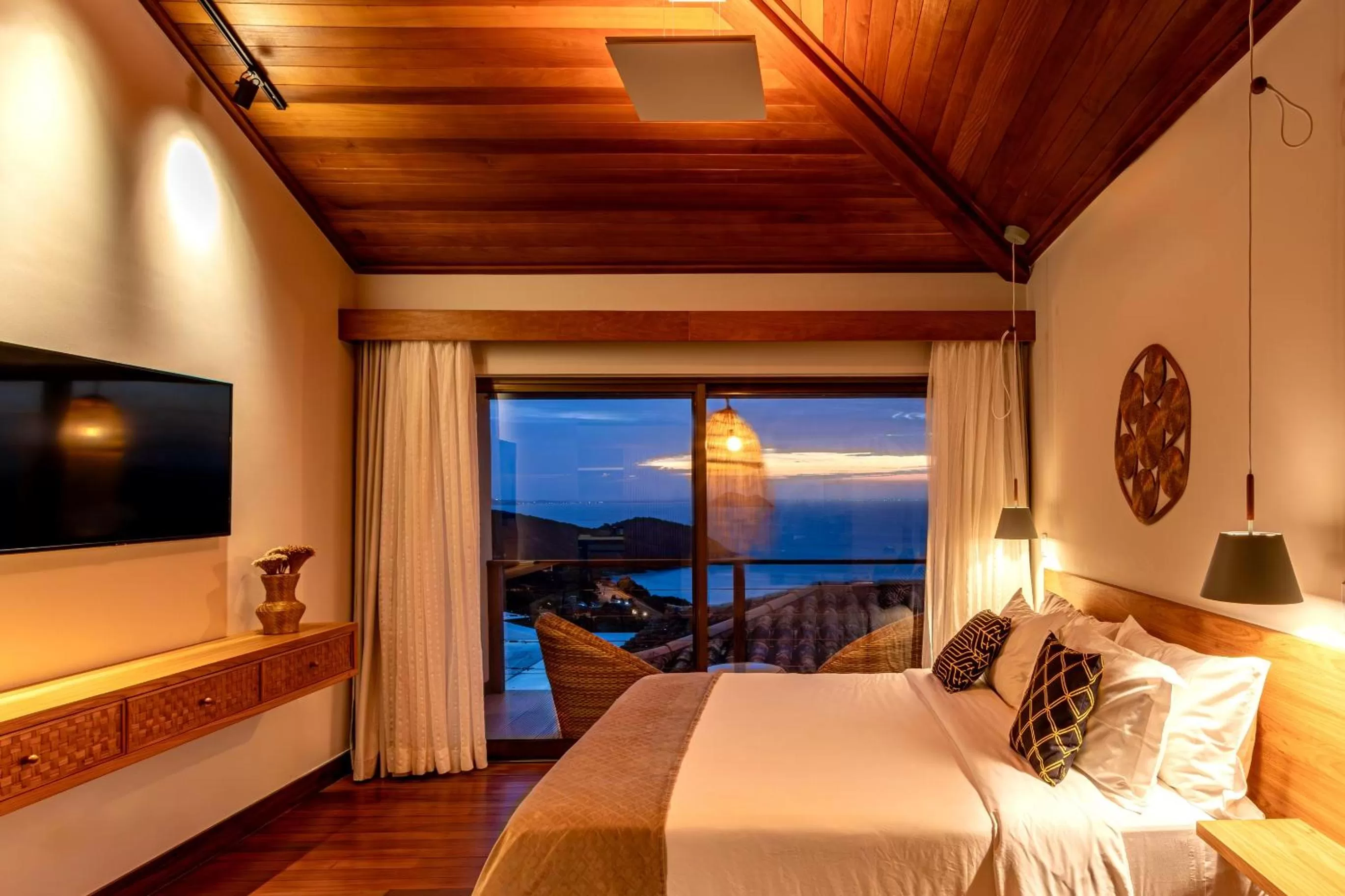 Bed in Casa Mirador Boutique Hotel