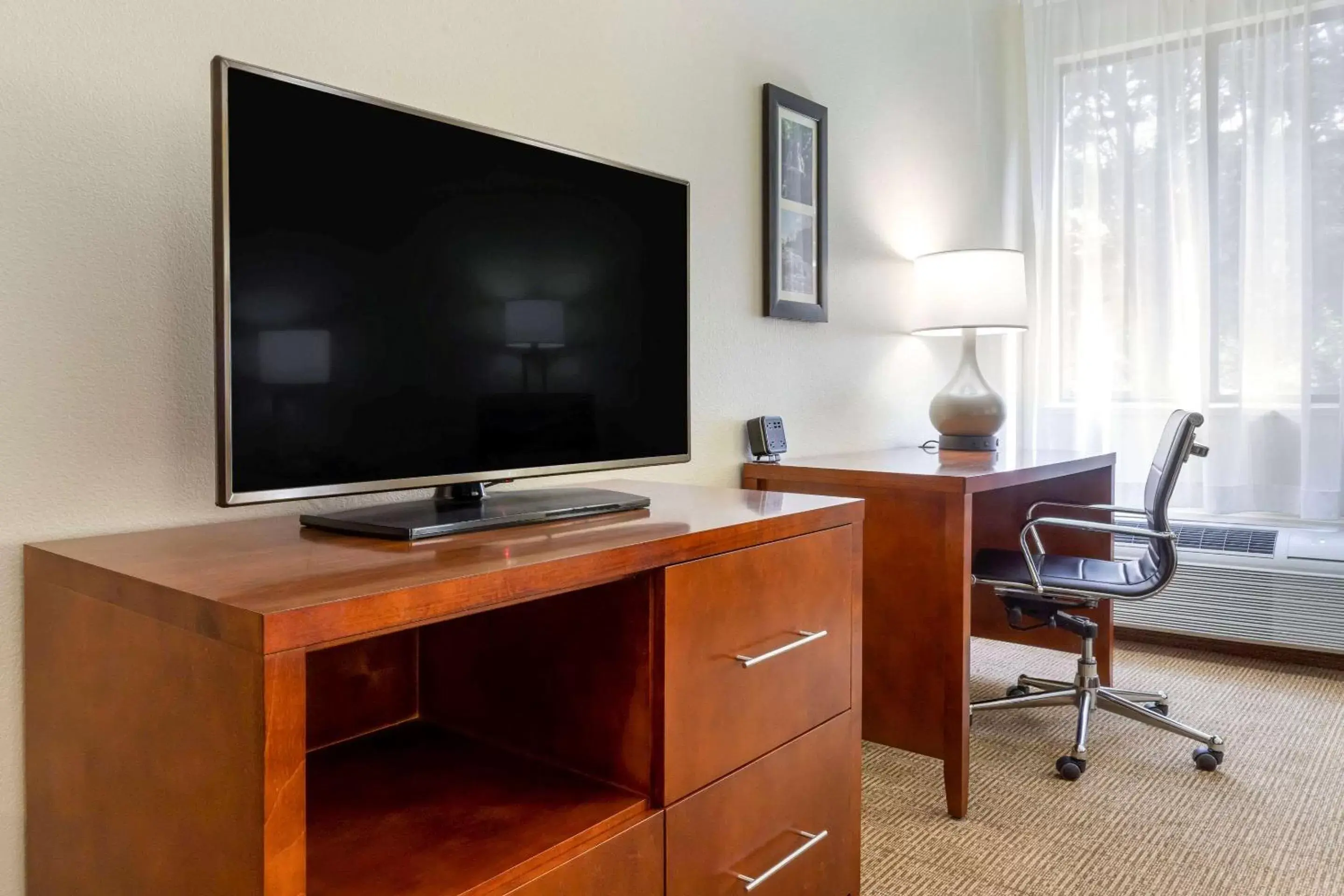 Photo of the whole room, TV/Entertainment Center in Comfort Inn & Suites Lenoir Hwy 321 Northern Foothills