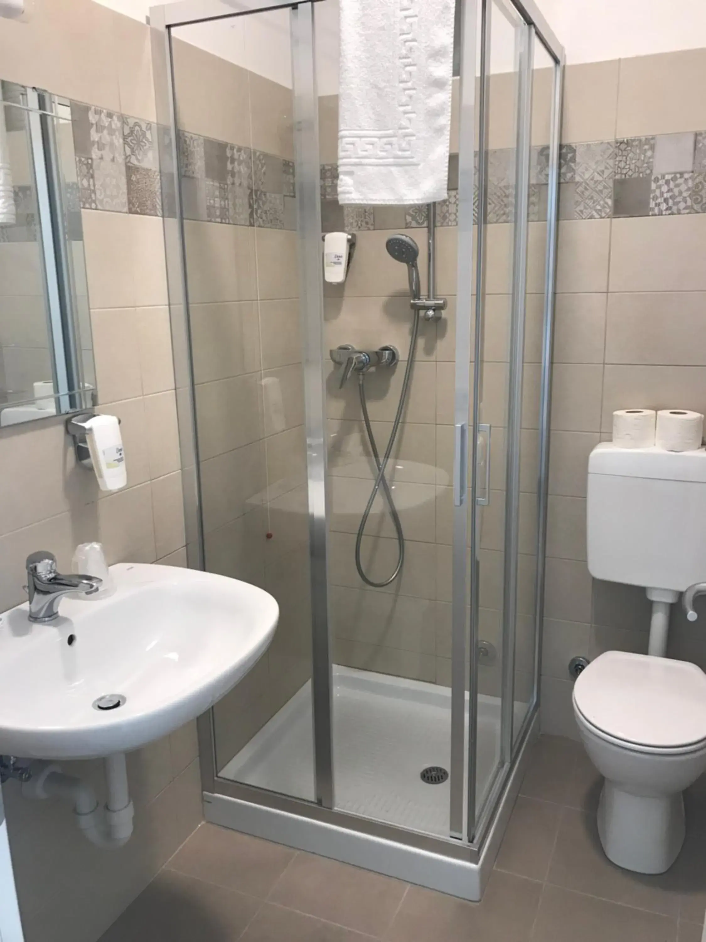 Bathroom in Hotel Vischi