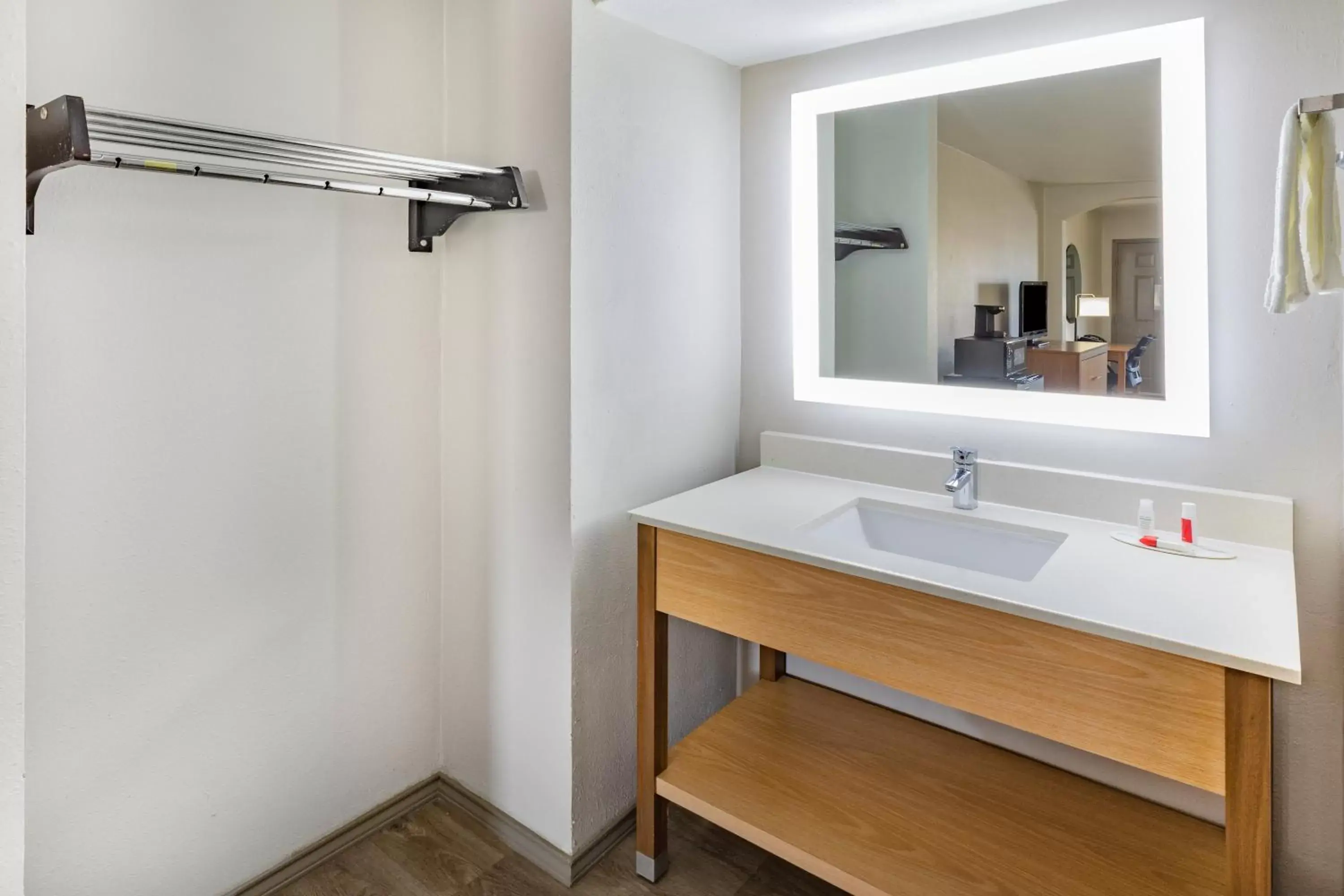 Bathroom in Days Inn & Suites by Wyndham Huntsville