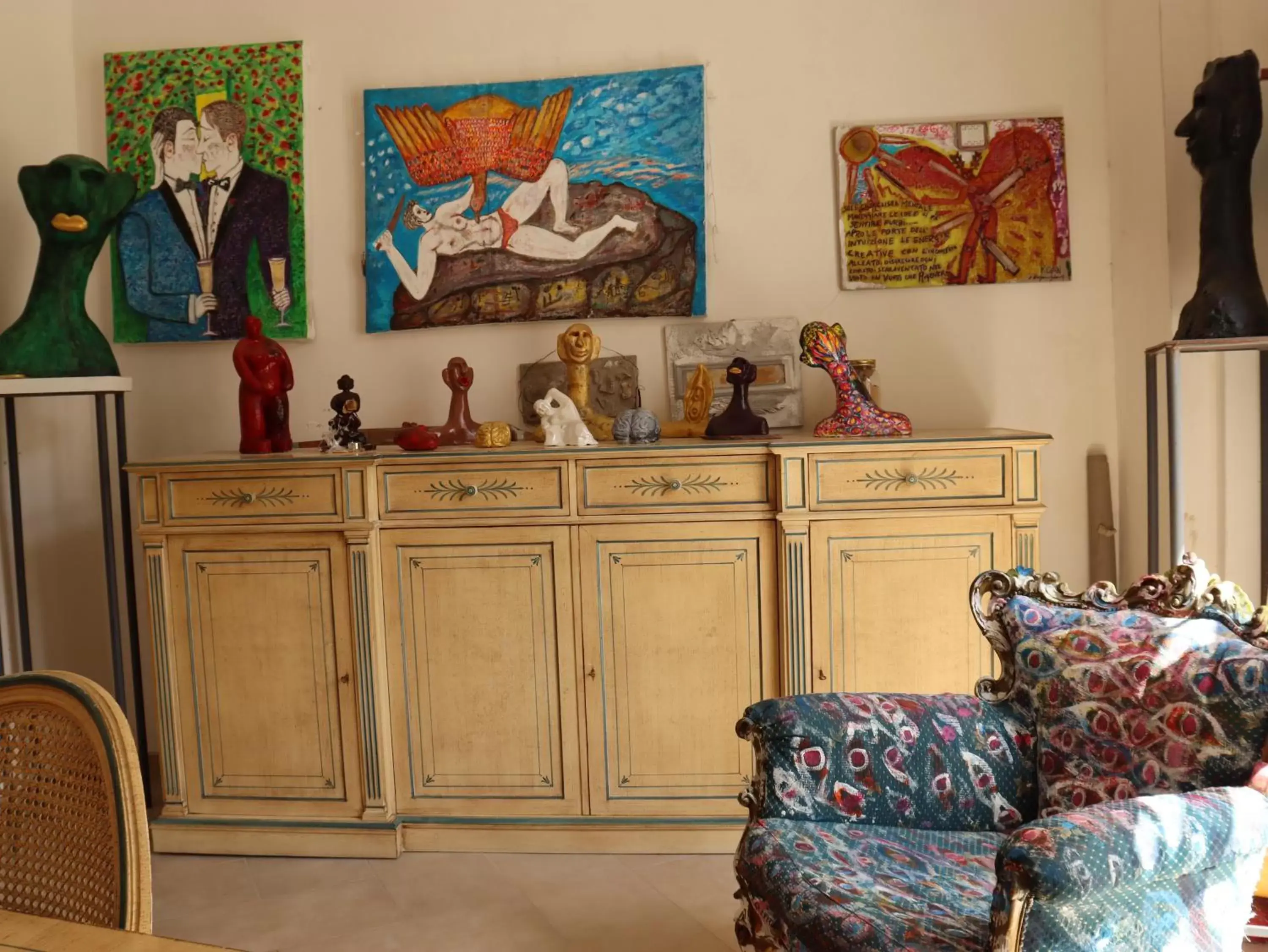 Living room in Viaggio nel Cuore dell'Arte
