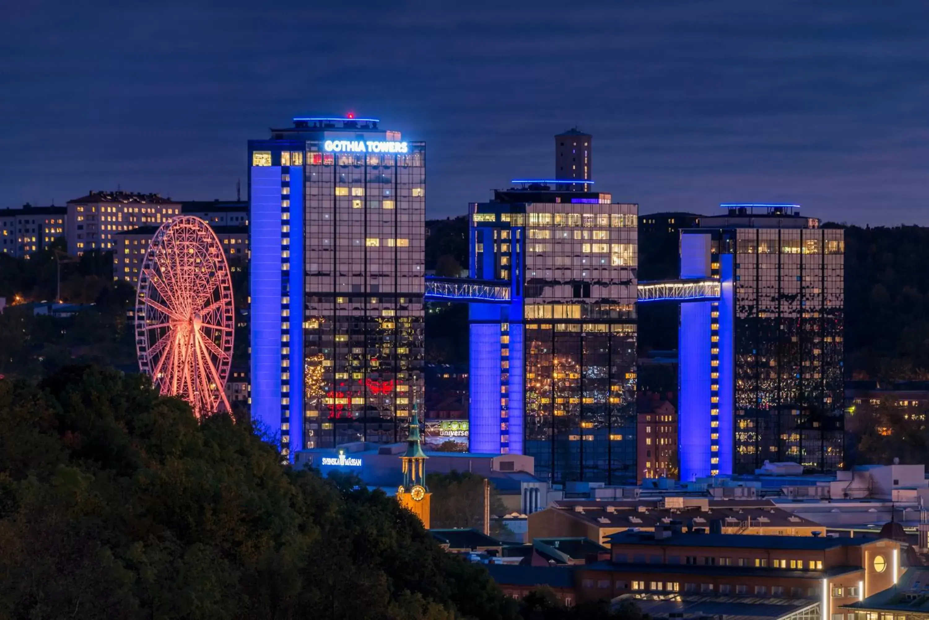 Facade/entrance in Gothia Towers