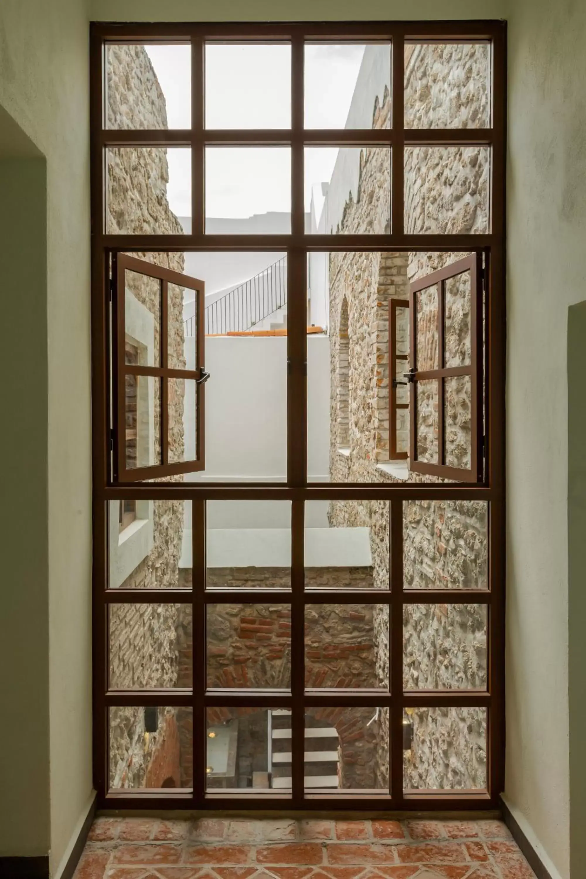 Inner courtyard view in Hotel Boutique Casona de Santa Clara