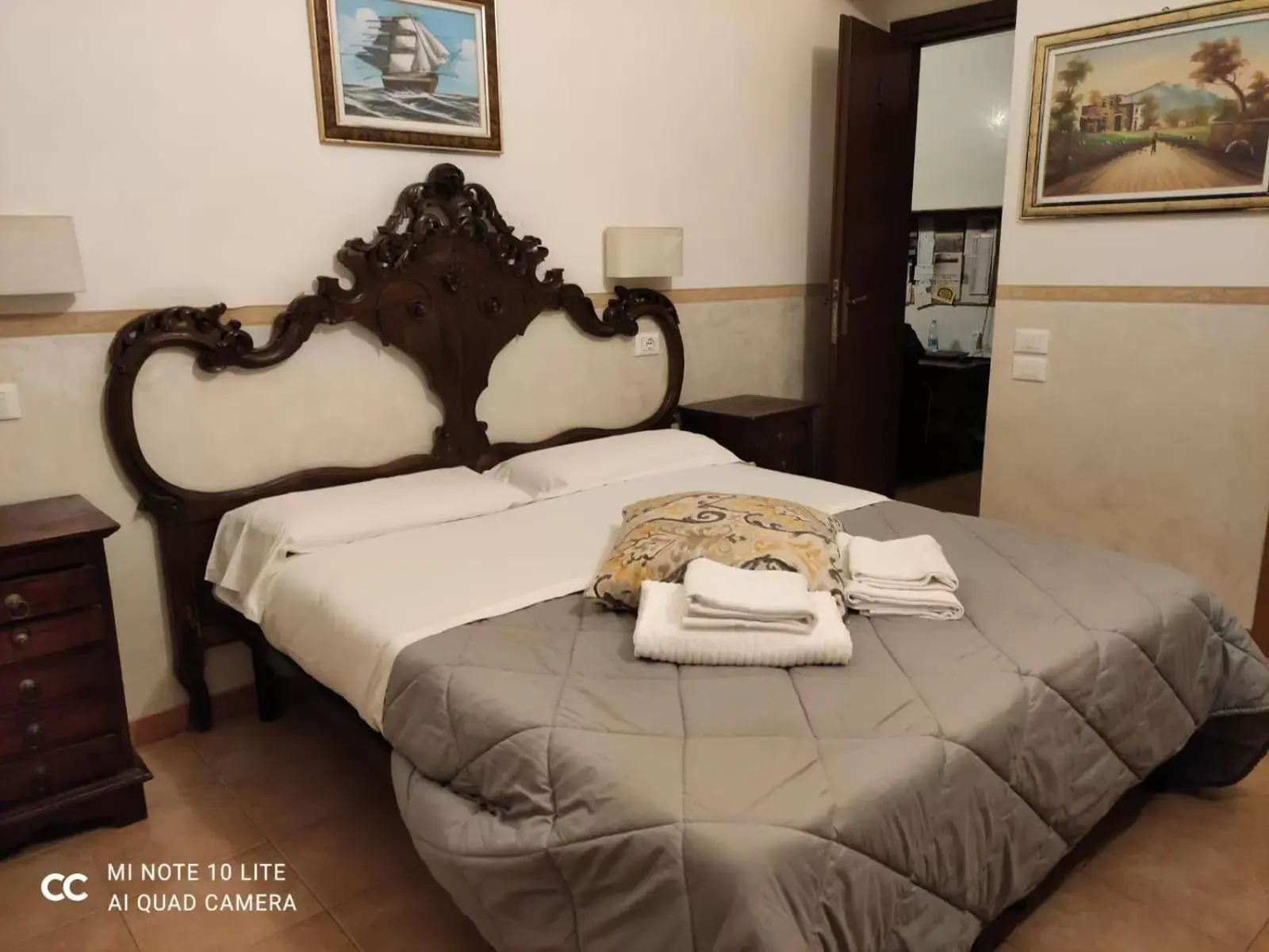 Bed in Conte House merulana guesthouse