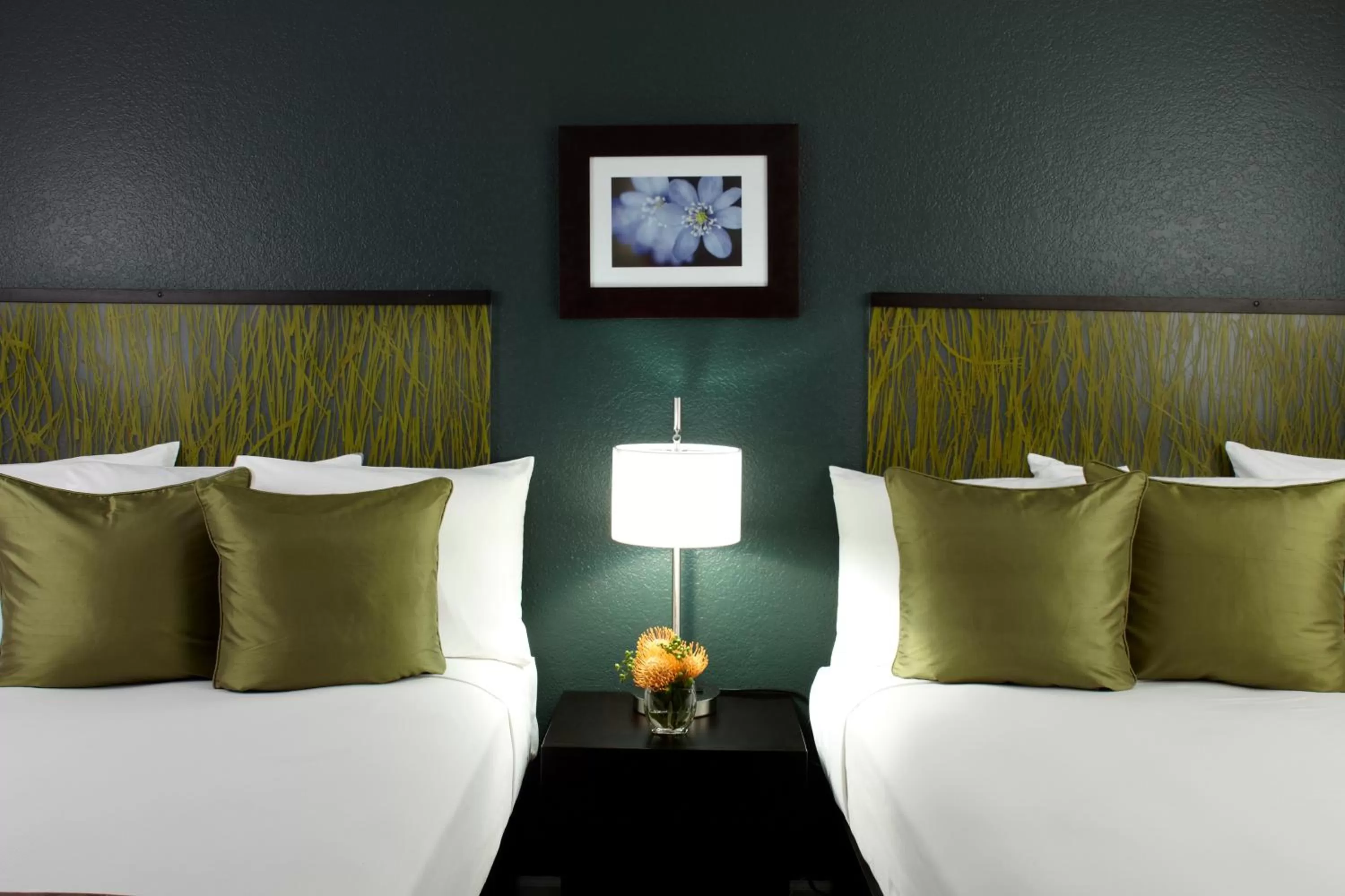 Bed in Skyline Island Colony Hotel