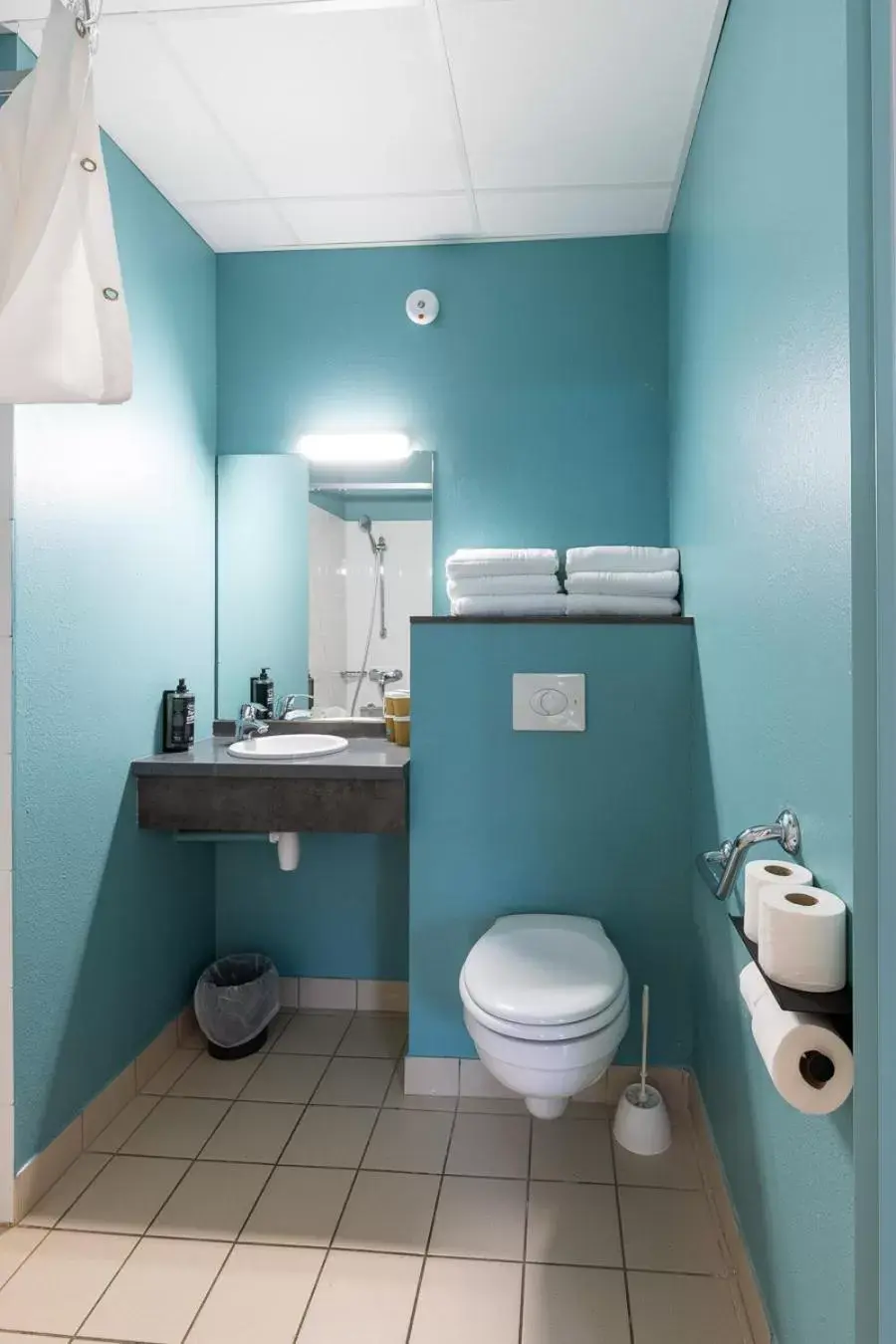 Bathroom in ibis Budget Millau Viaduc