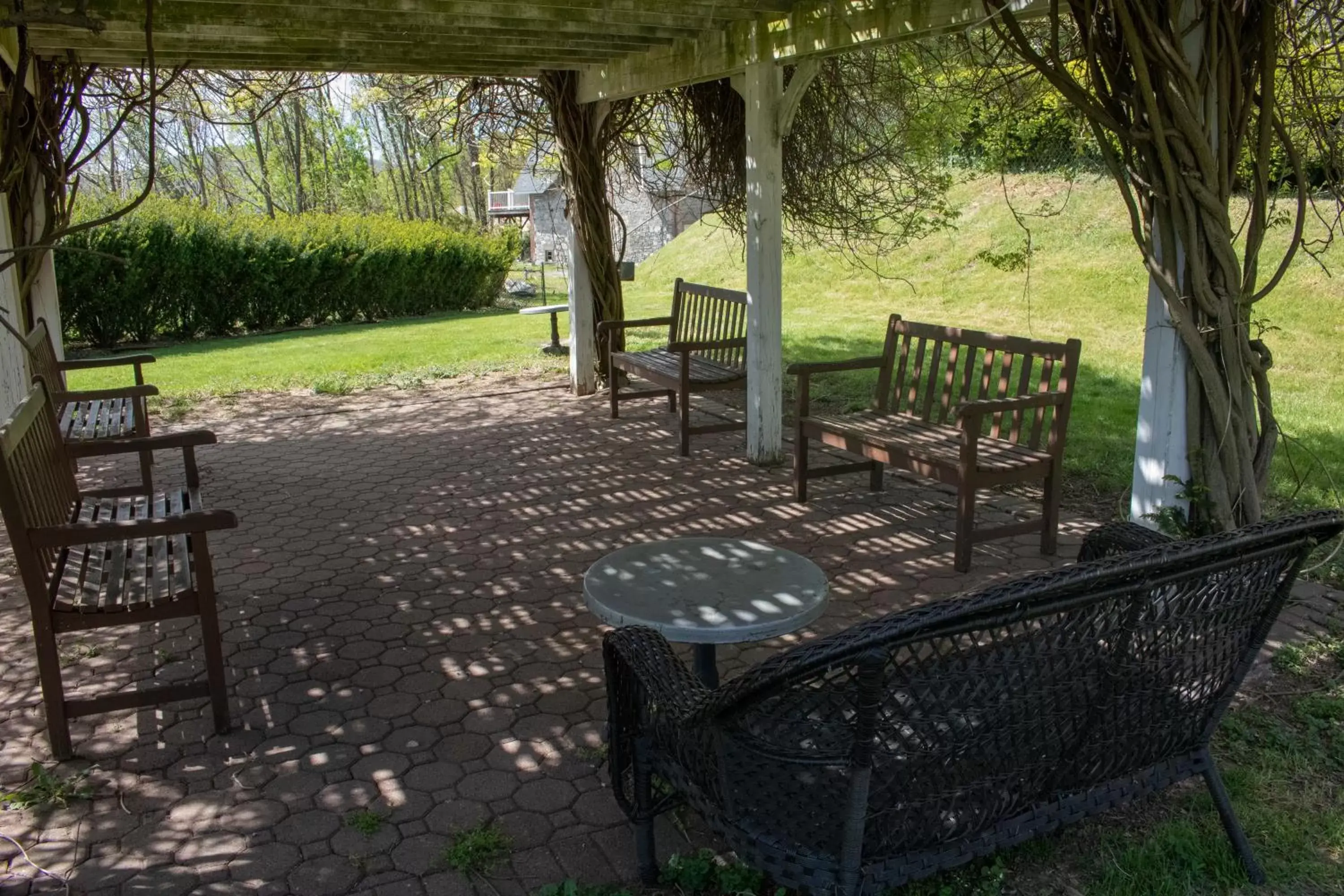 Garden in Inn on the Hudson