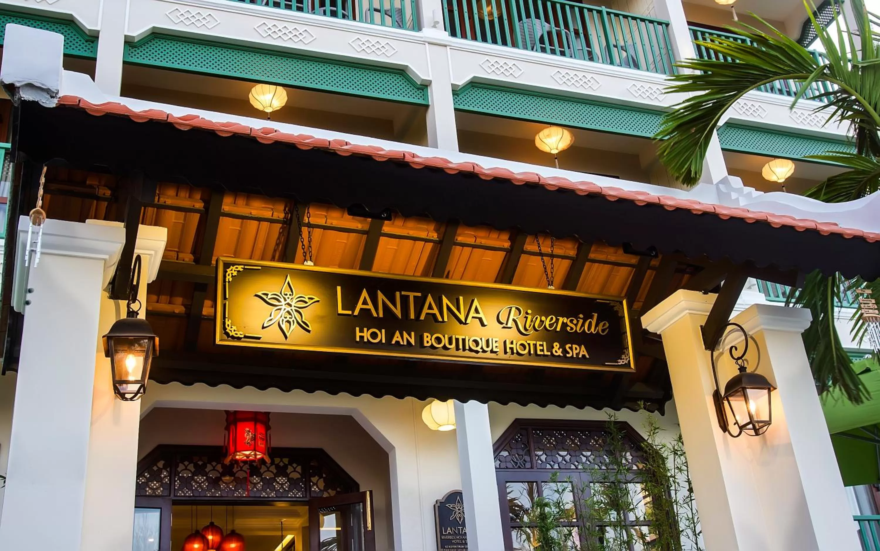 Property logo or sign in Lantana Riverside Hoi An Boutique Hotel & Spa