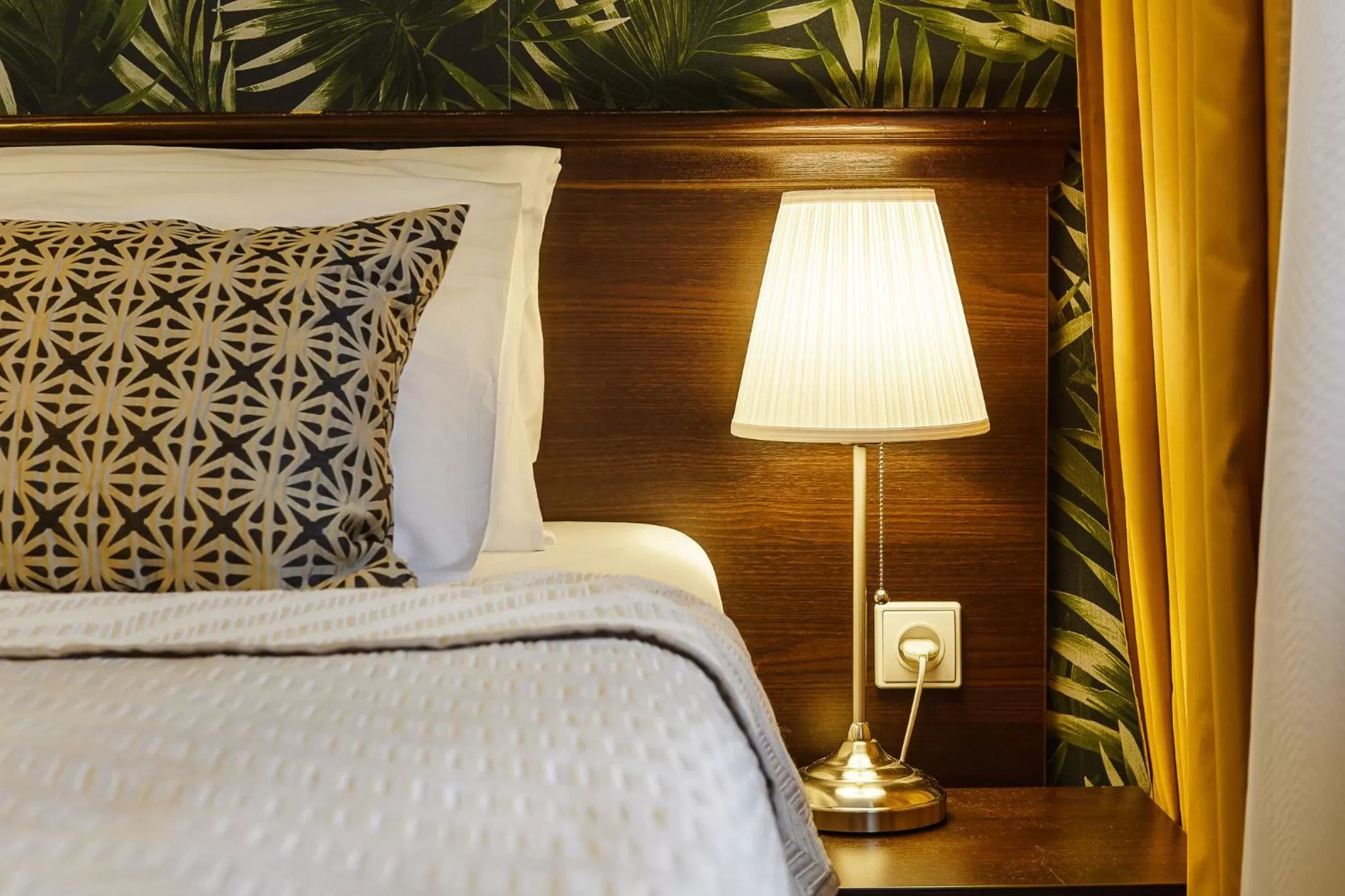 Bed in Old Town Hotel Bohema, Klaipėda