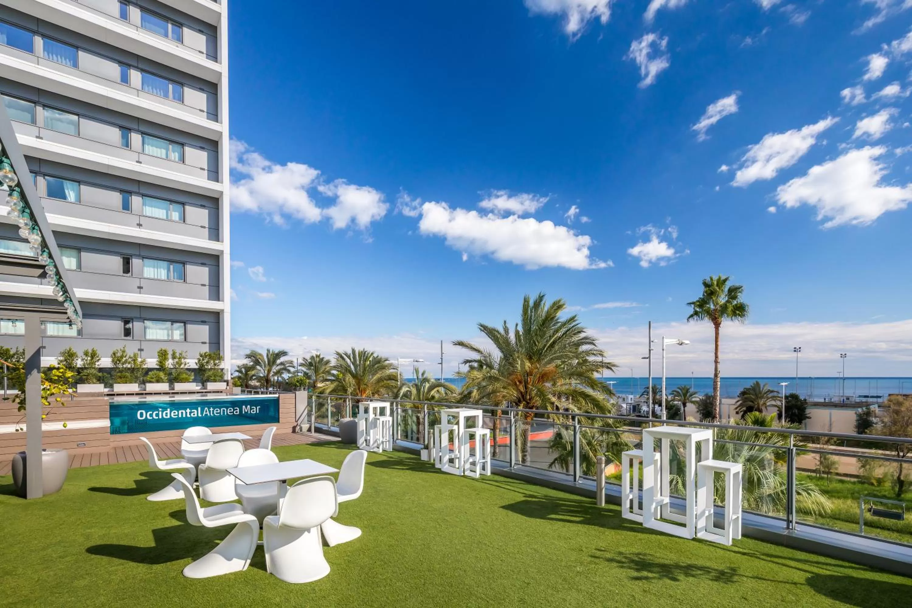 Balcony/Terrace in Occidental Atenea Mar - Adults Only