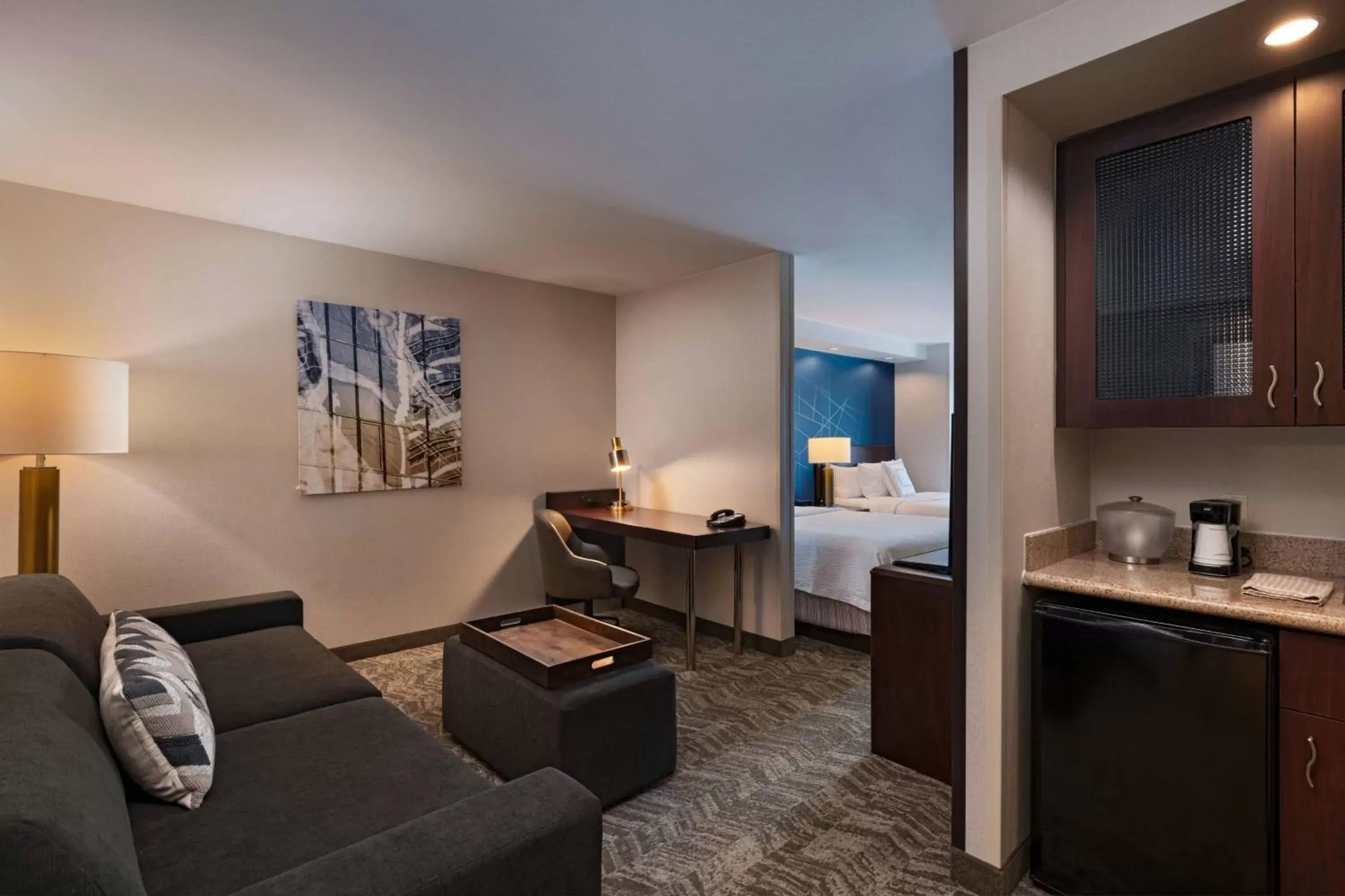 Living room, Seating Area in SpringHill Suites Boise West/Eagle