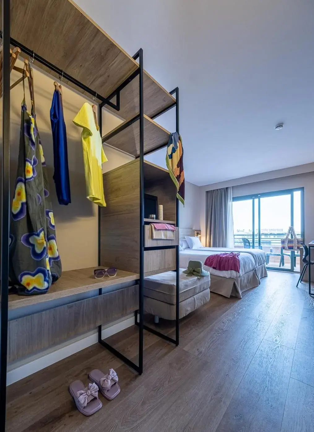 Decorative detail, Bed in Hotel California Palace Decorative detail, Bed in Hotel California Palace