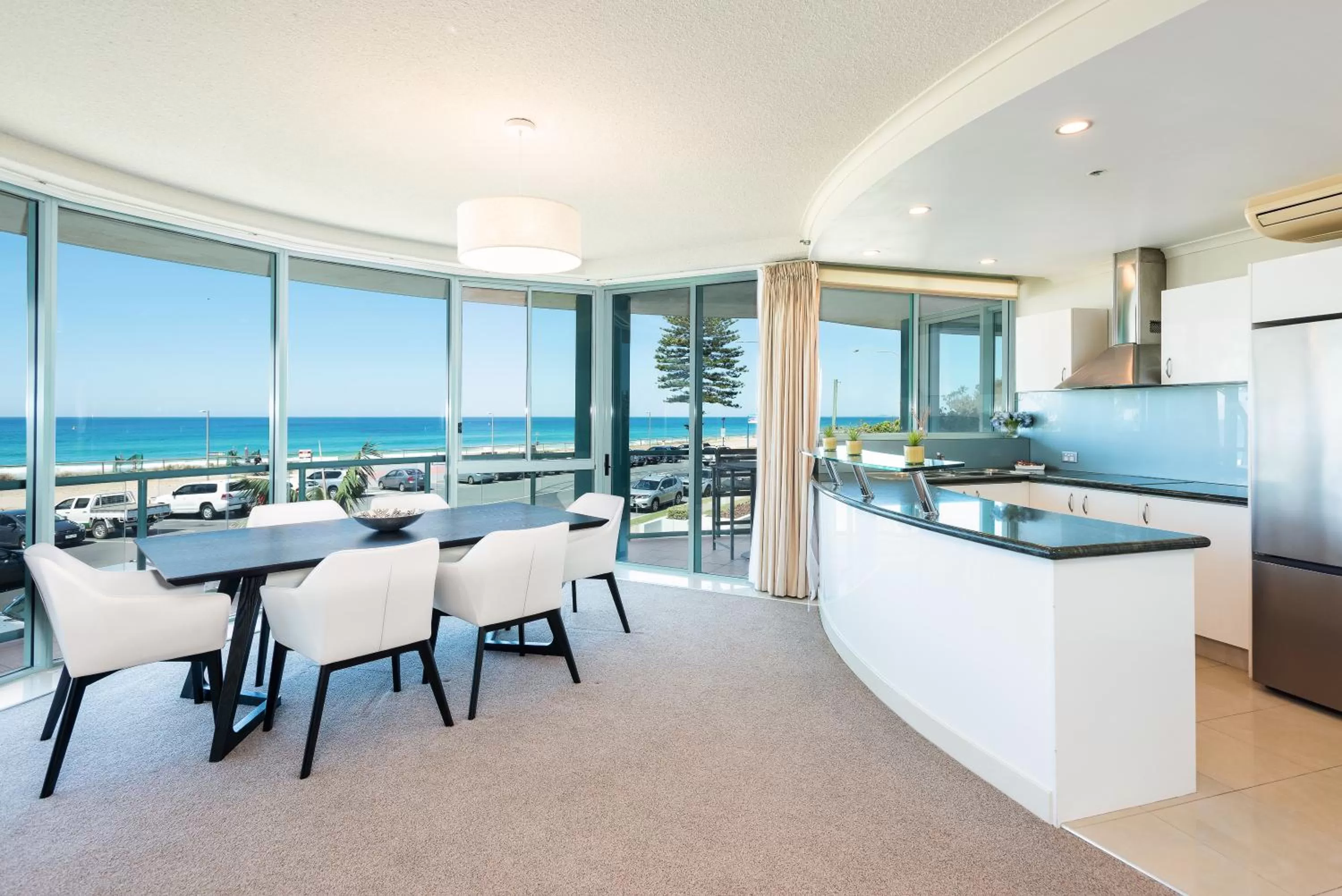 Living room in The Waterford on Main Beach