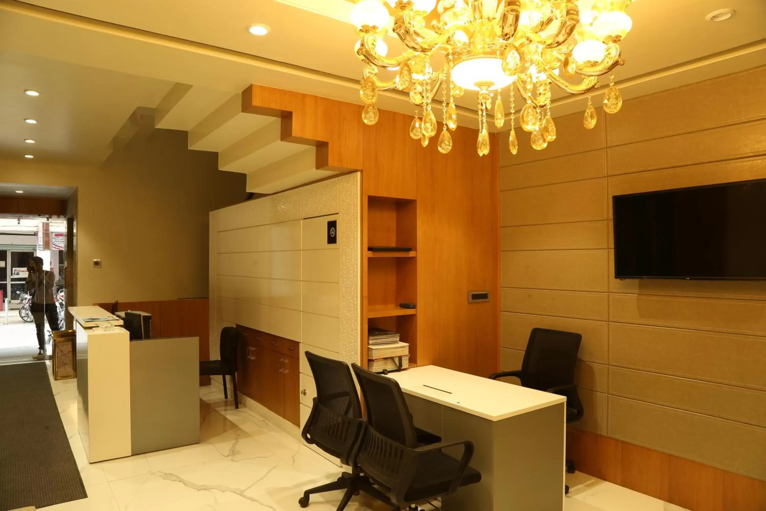 Lobby or reception in Hotel Reva Regency Lobby or reception in Hotel Reva Regency