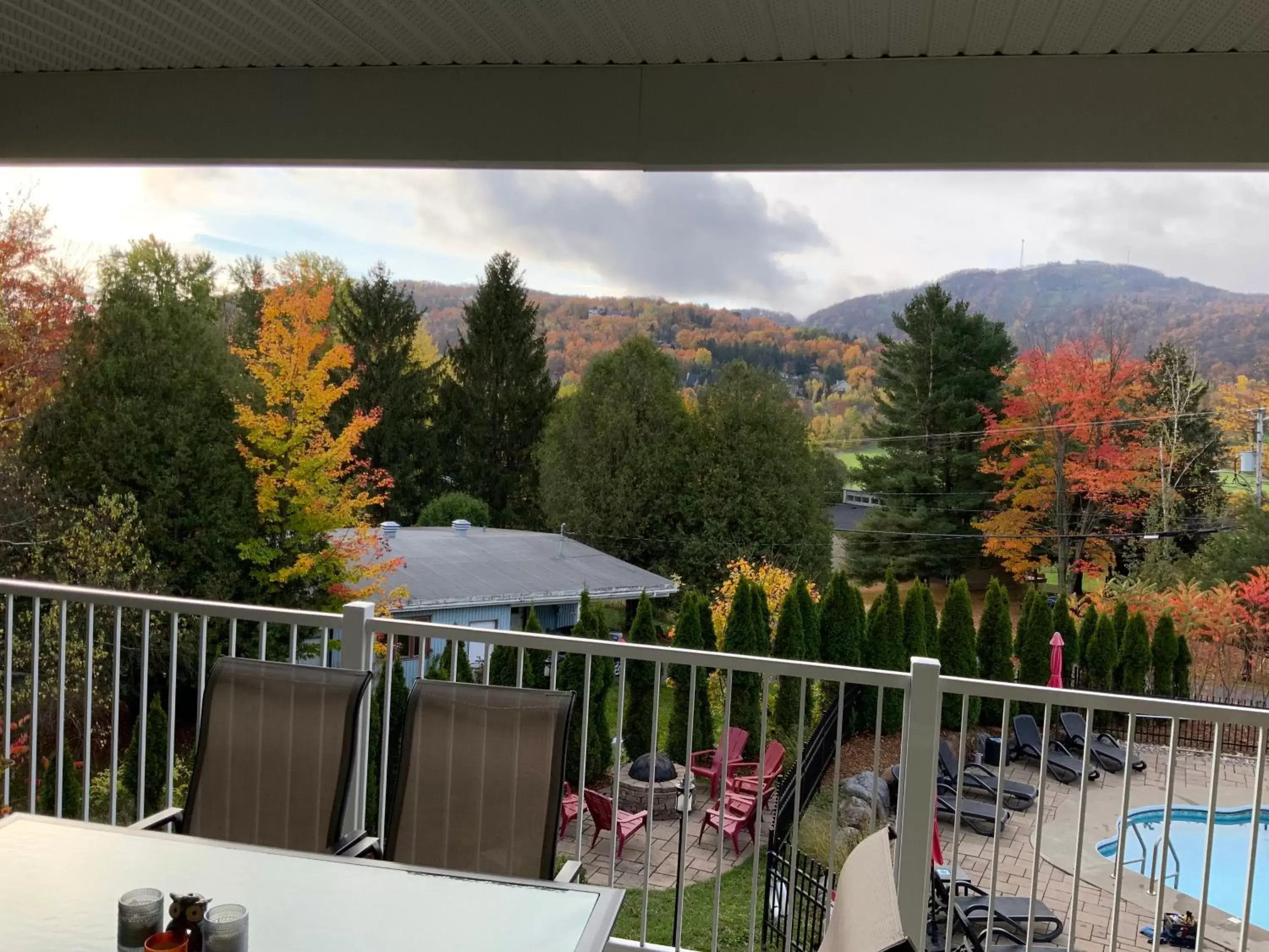 Balcony/Terrace in Le Champlain Condo-Hôtel