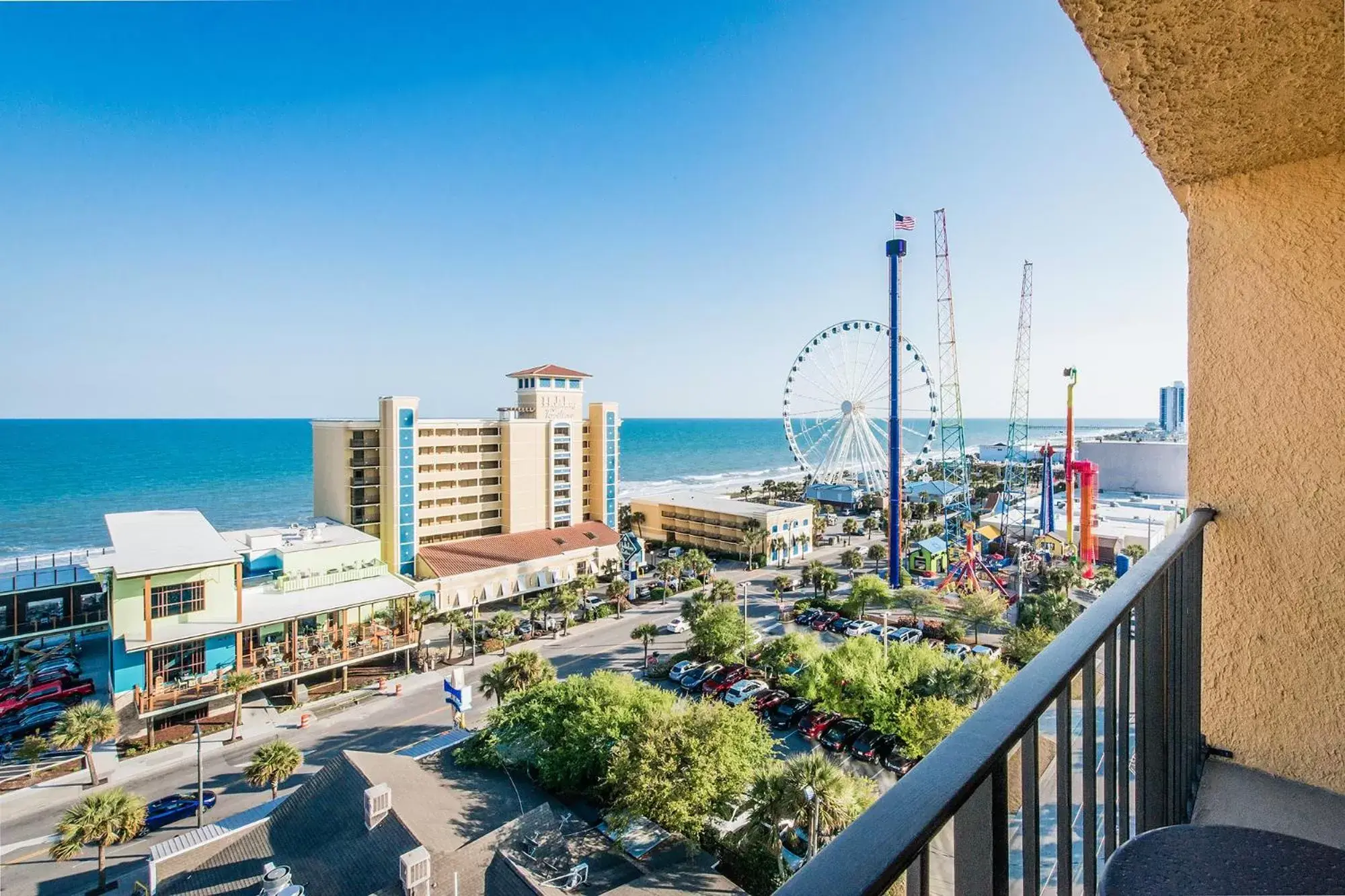 City view in Aqua Beach Inn