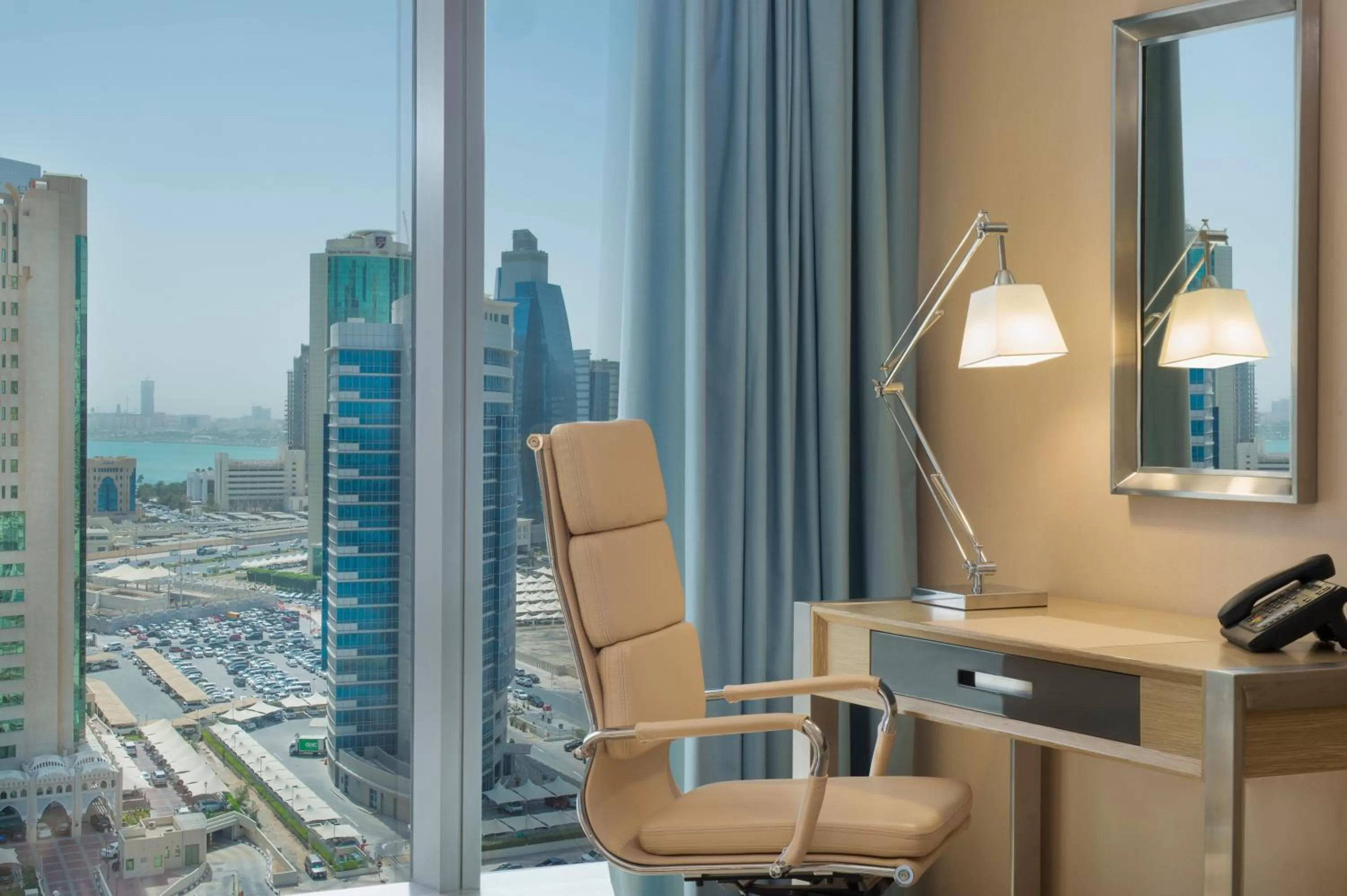 Bed in Wyndham Doha West Bay