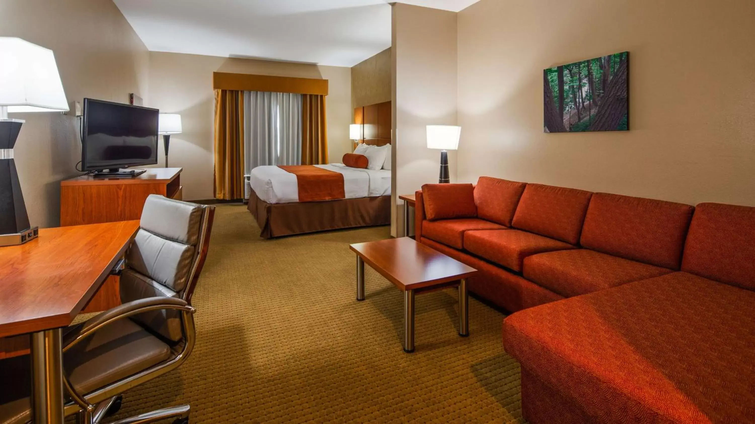 Seating Area in Best Western Plus Finger Lakes Inn & Suites