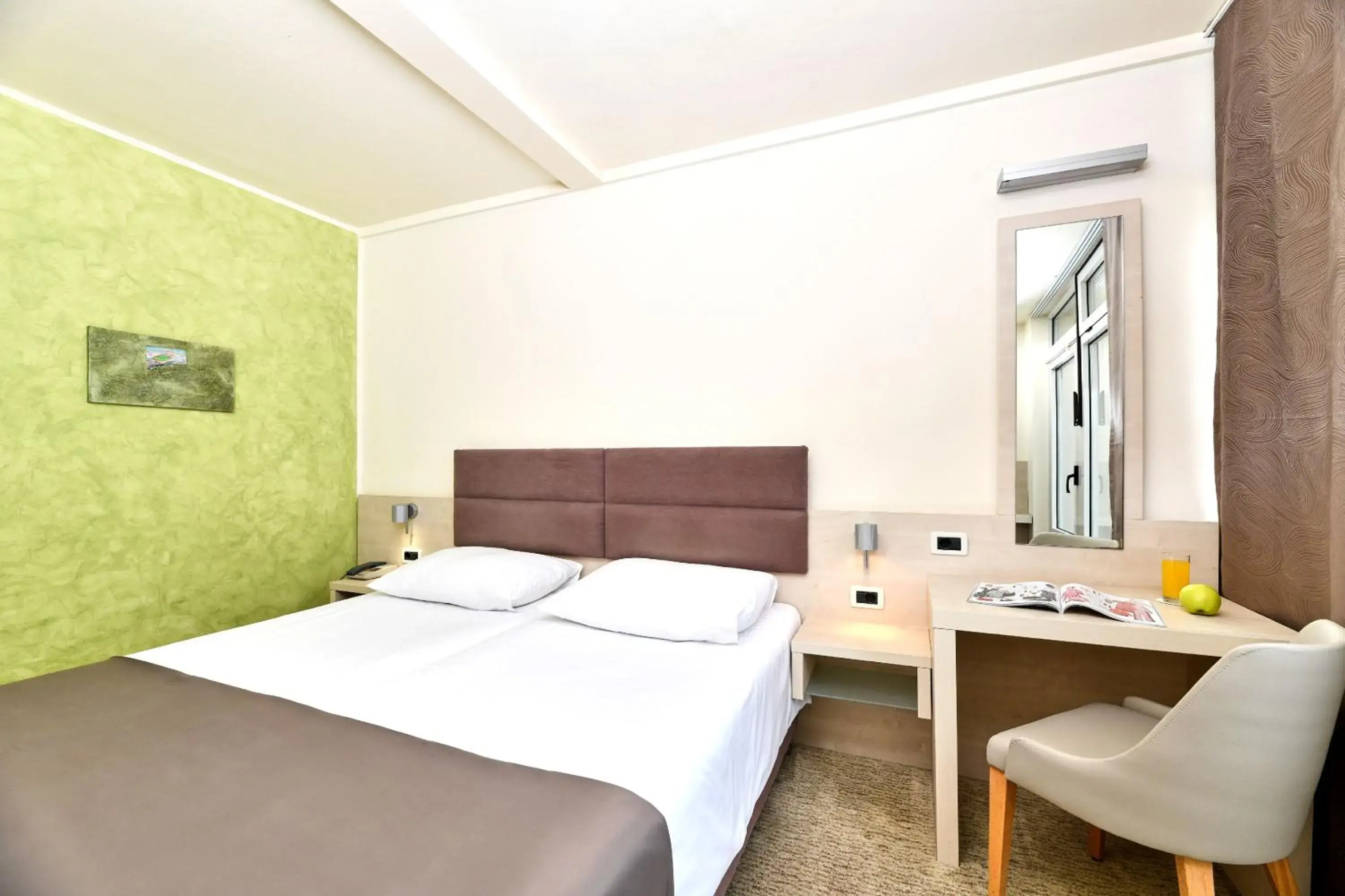 Bedroom, Bed in Hotel Mediteran Plava Laguna