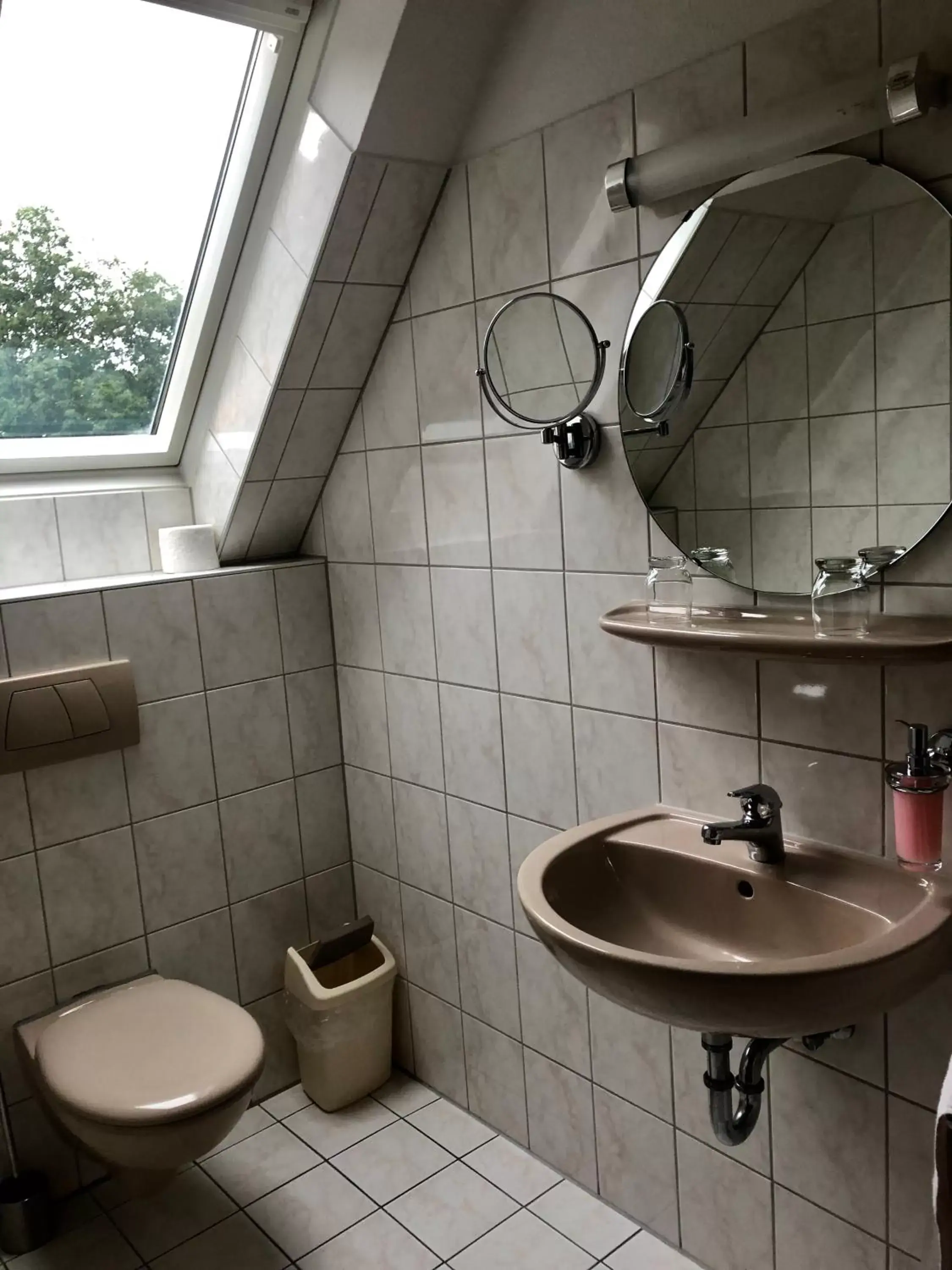 Bathroom in Gasthof Waldesruh