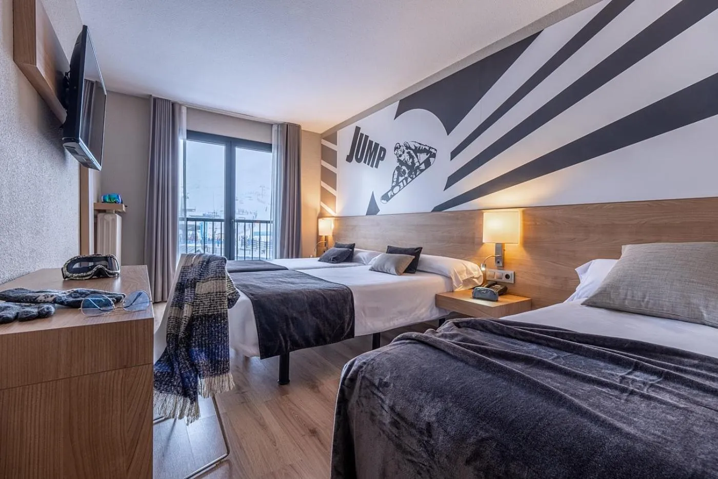 Single Room with Mountain View - single occupancy in Hotel Sporting