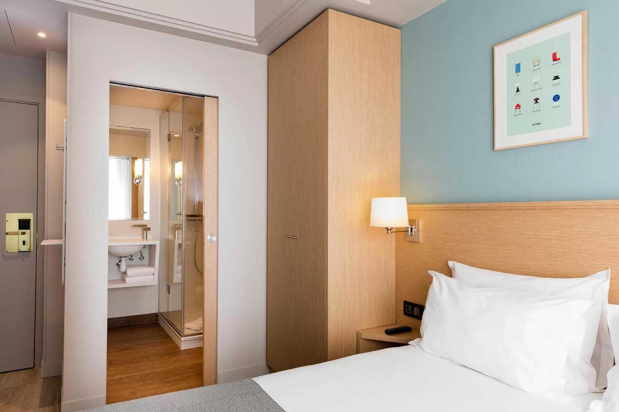 Bed in Hôtel Magellan