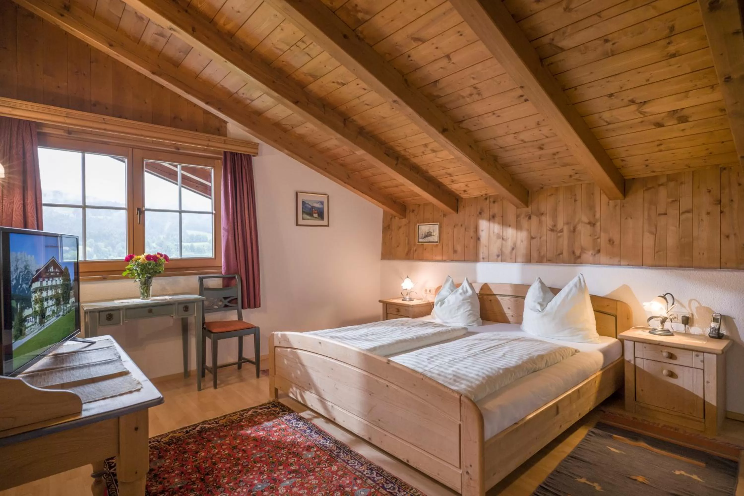 Bed in Apparthotel Tom Sojer