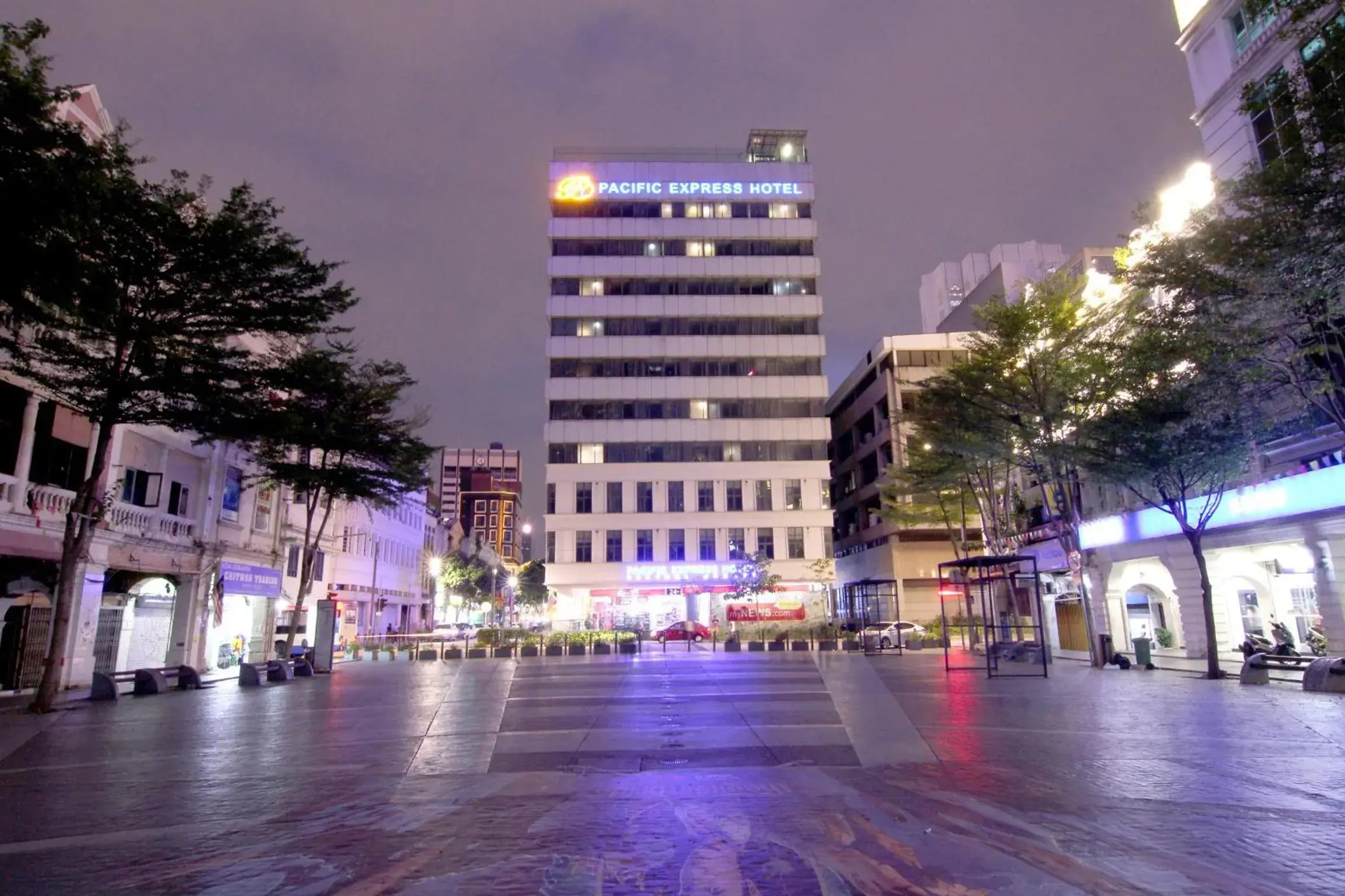 Property building in Pacific Express Hotel Central Market Kuala Lumpur