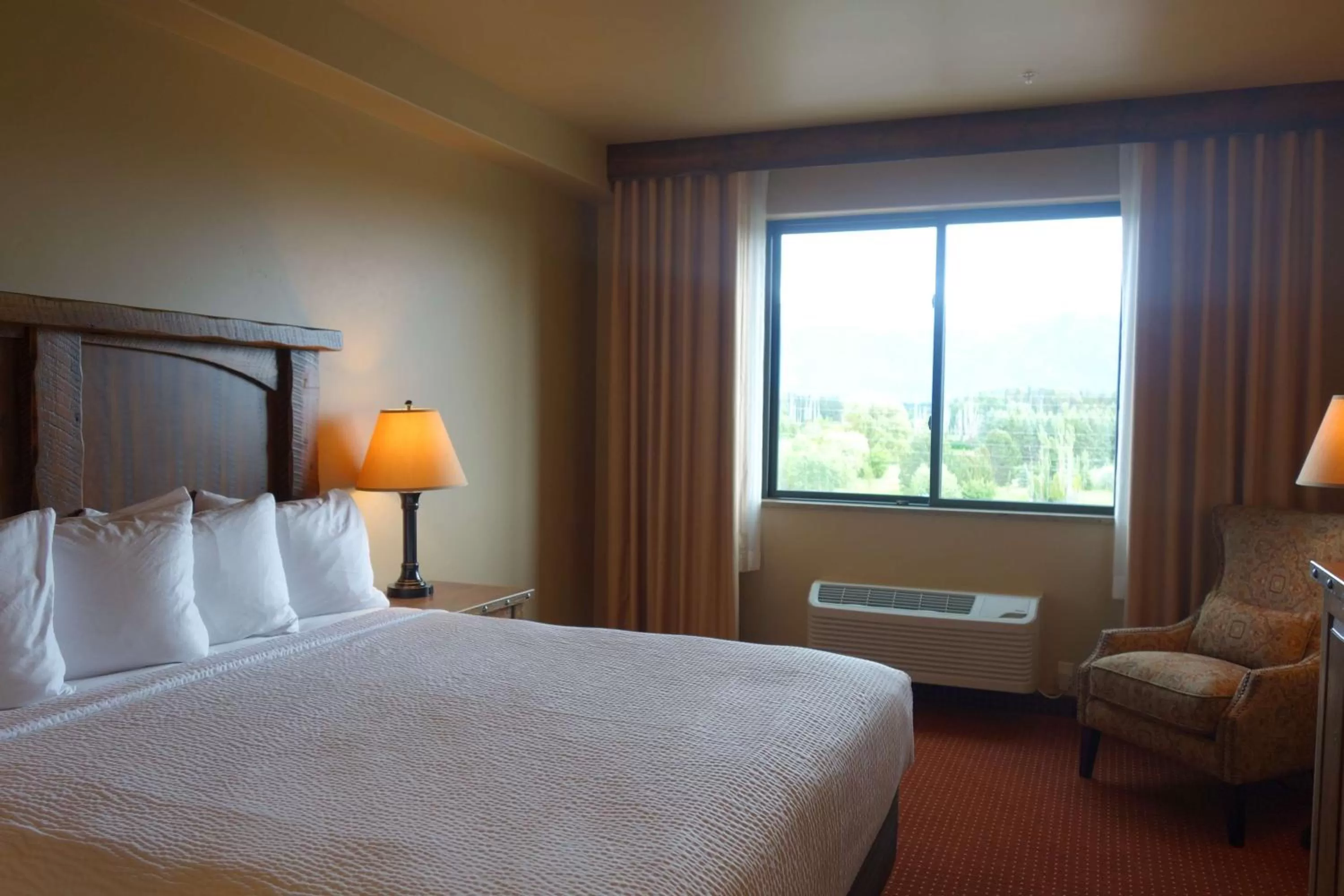 Photo of the whole room, Bed in Glacier International Lodge