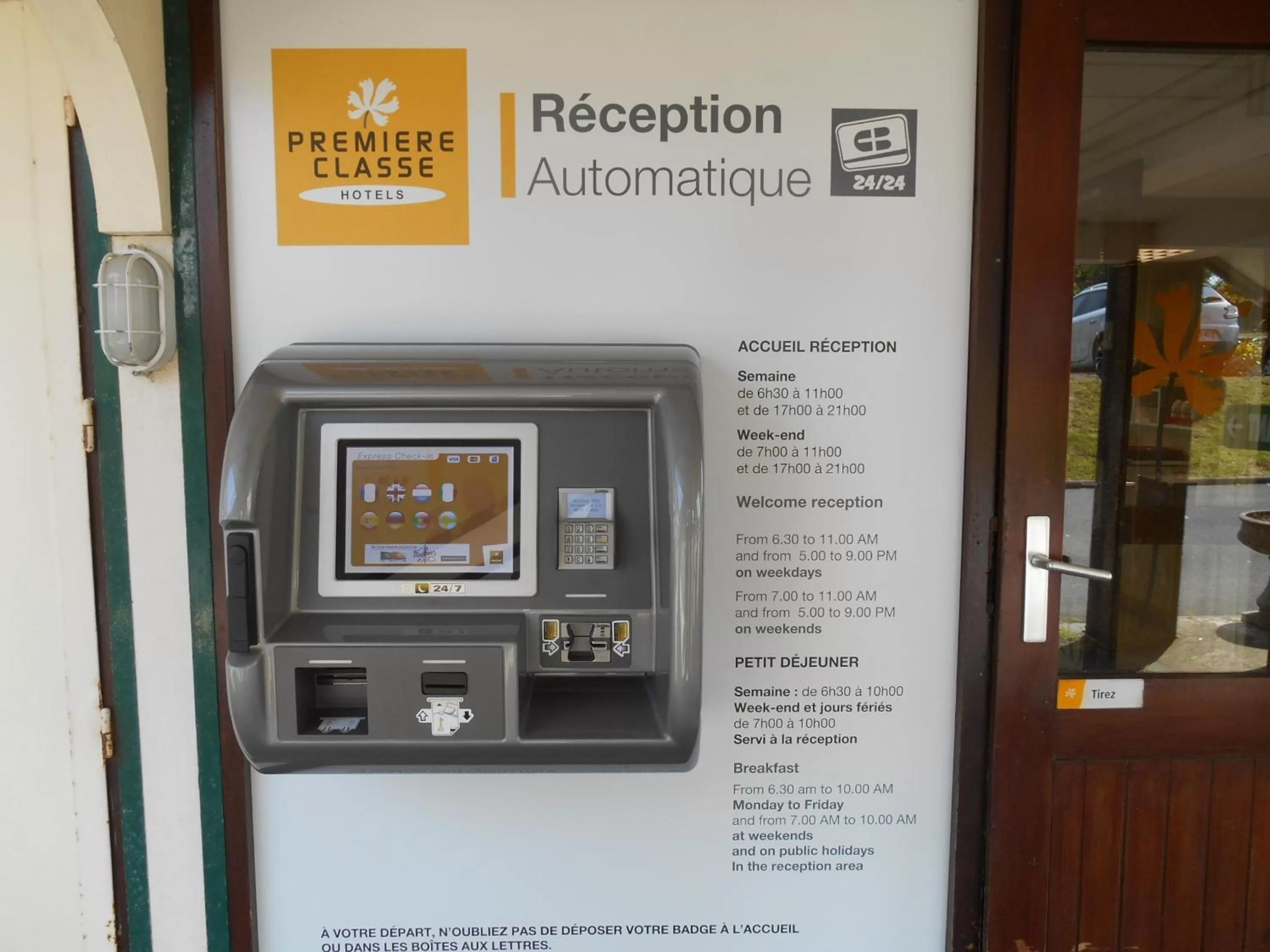 Area and facilities in Premiere Classe Brest Gouesnou Aeroport