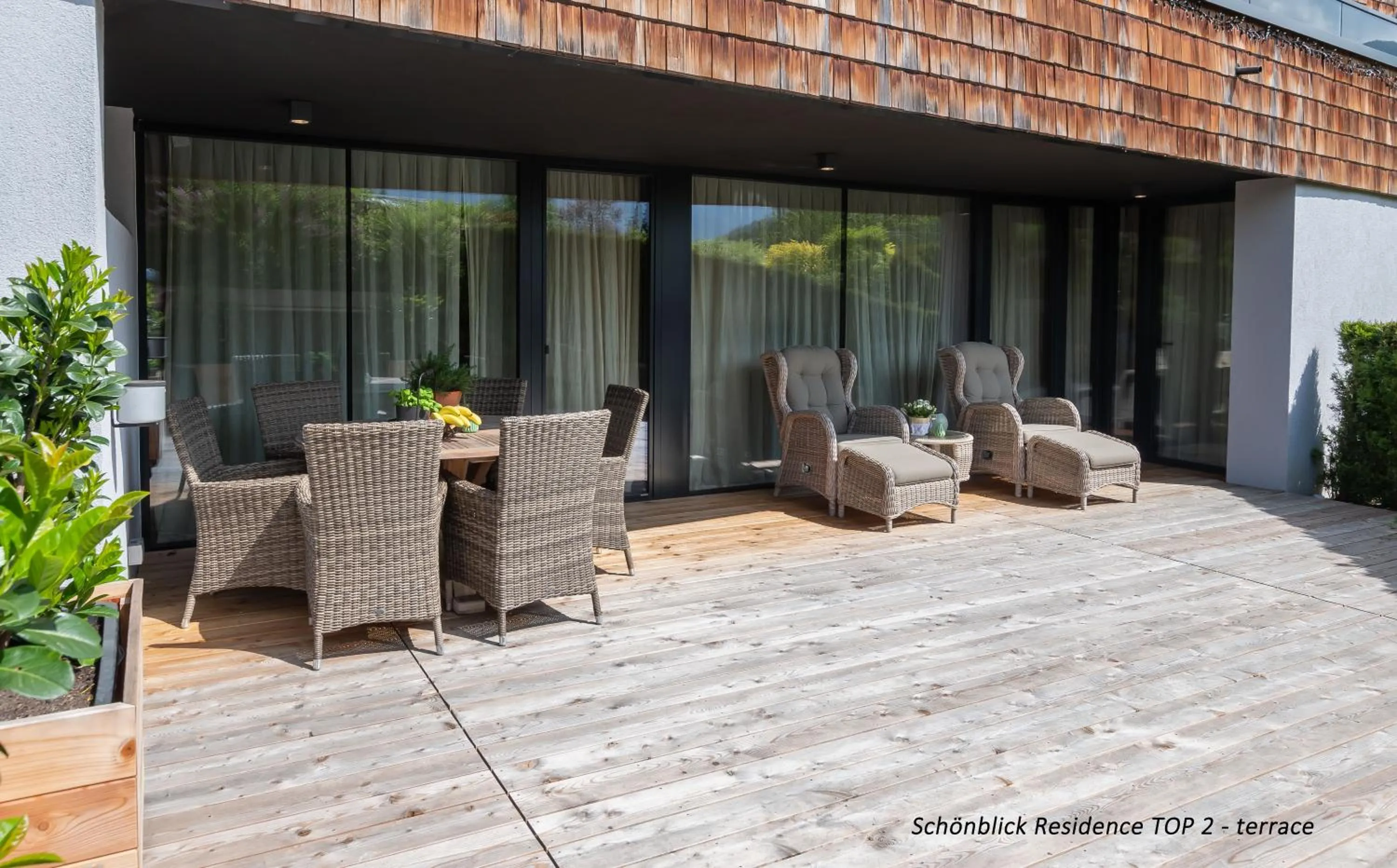 Balcony/Terrace in Schönblick Residence - Absolut Alpine Apartments