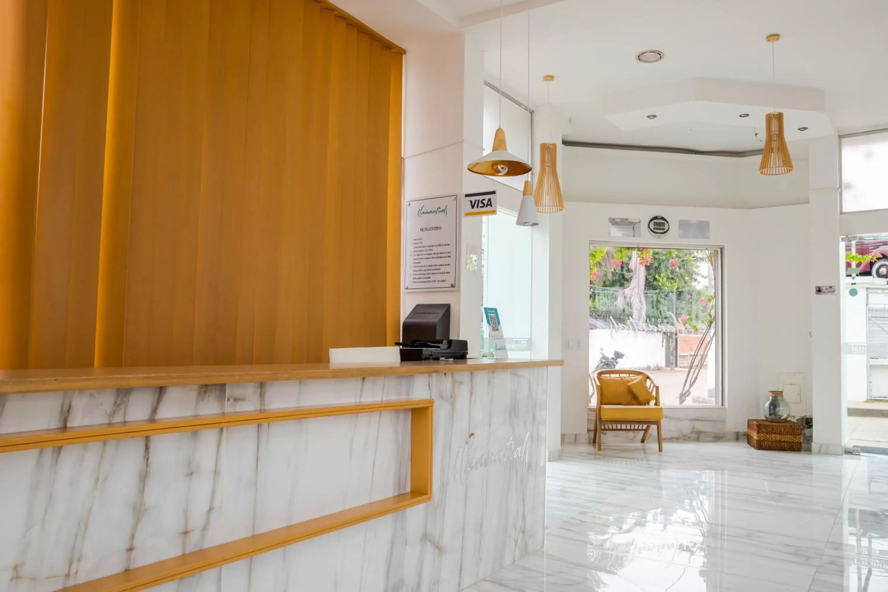 Lobby or reception in Hotel Manantial Melgar Lobby or reception in Hotel Manantial Melgar