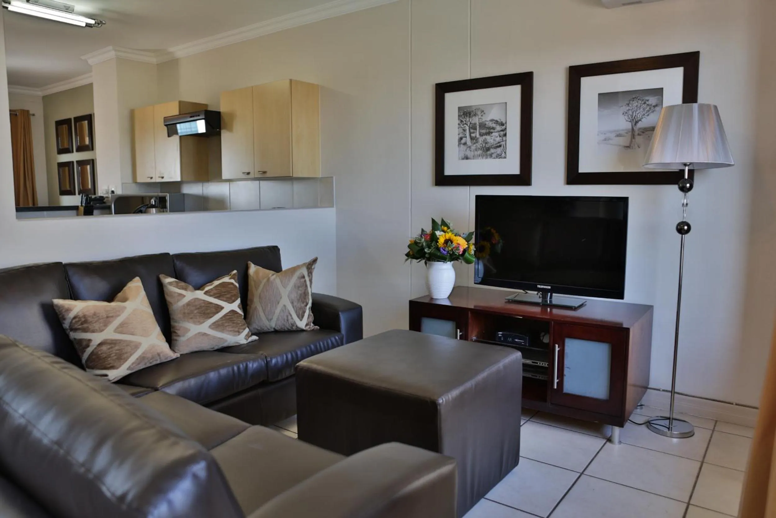 Living room in WeStay Westpoint Apartments