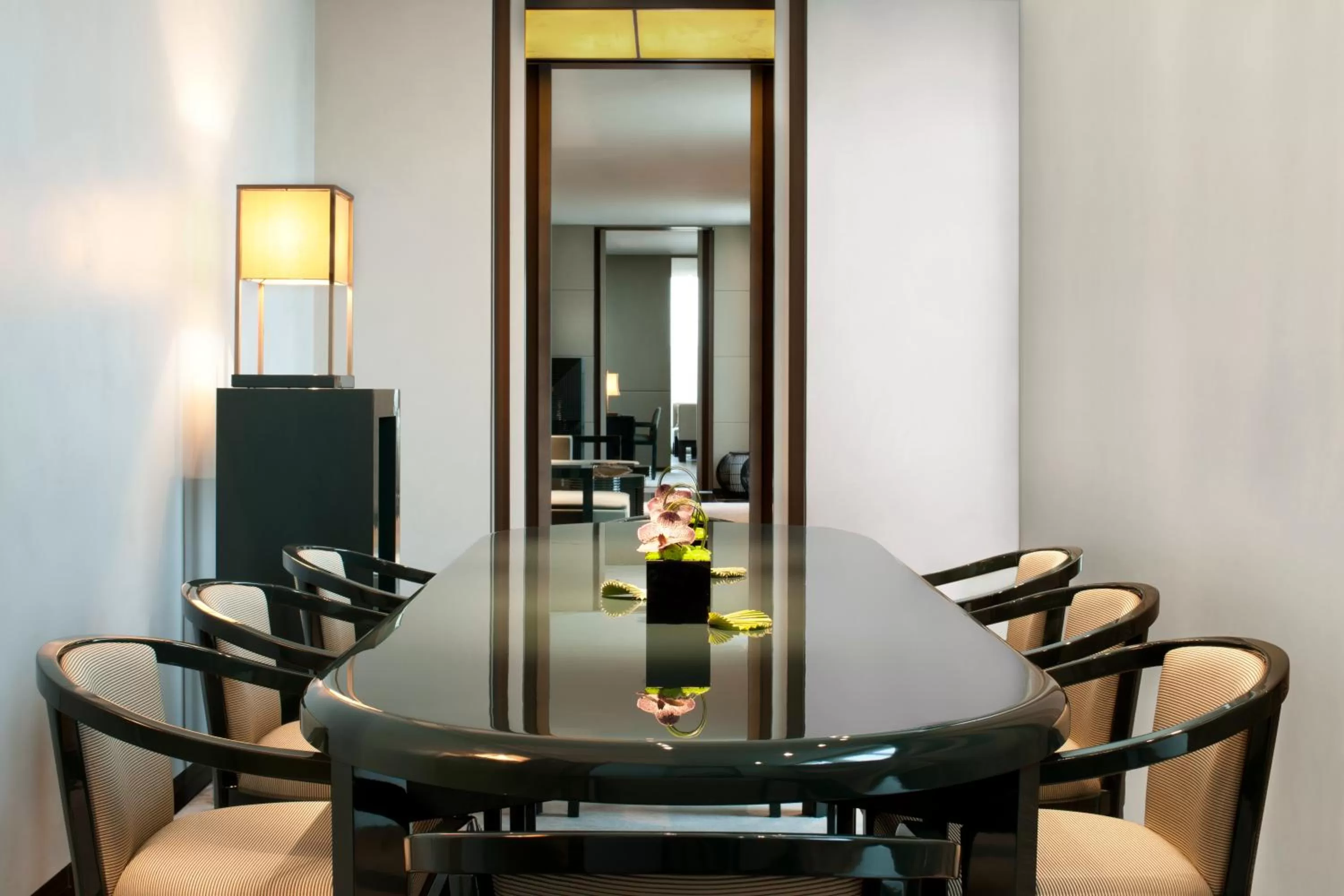 Seating area in Armani Hotel Milano