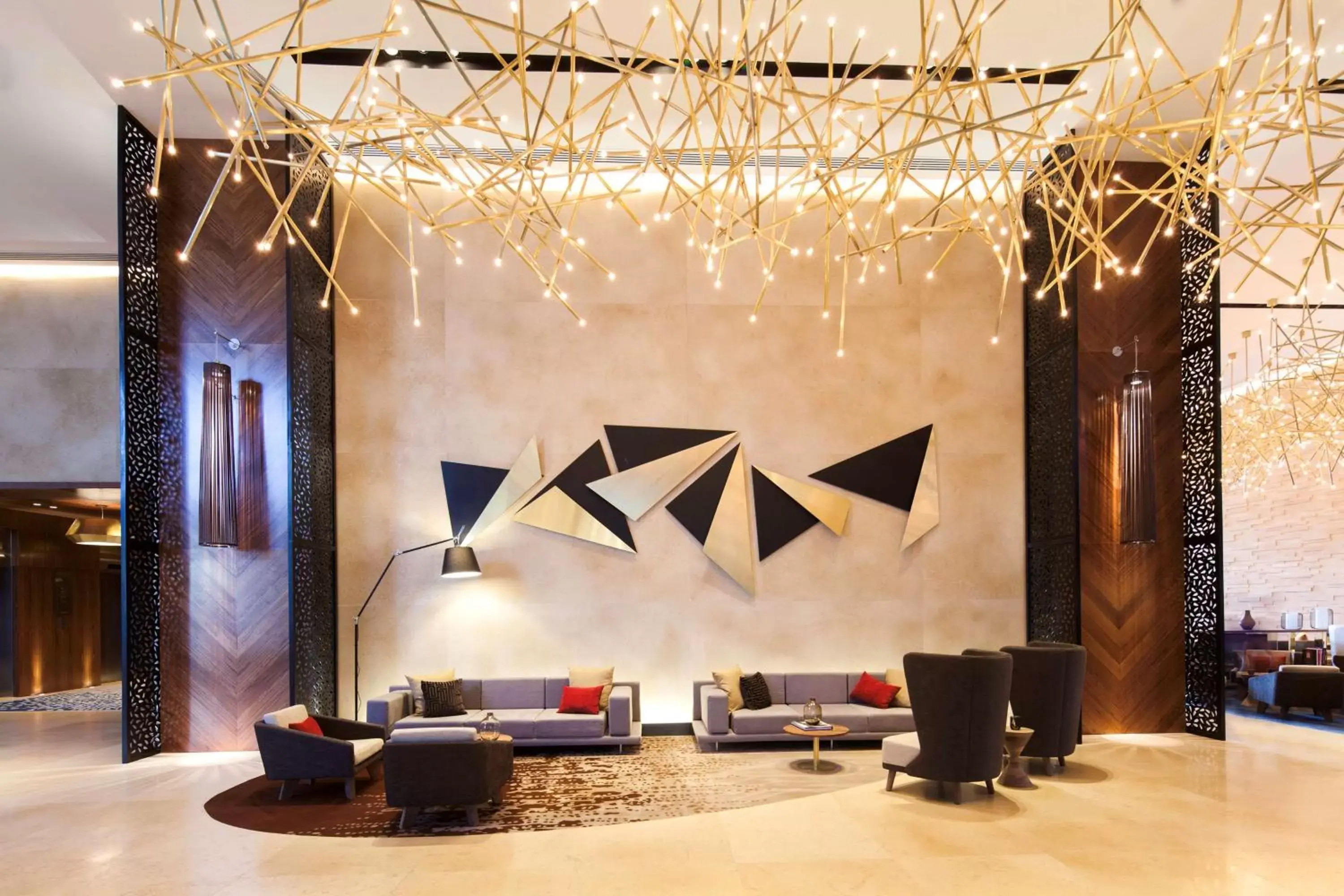 Lobby or reception in Hilton Mexico City Santa Fe