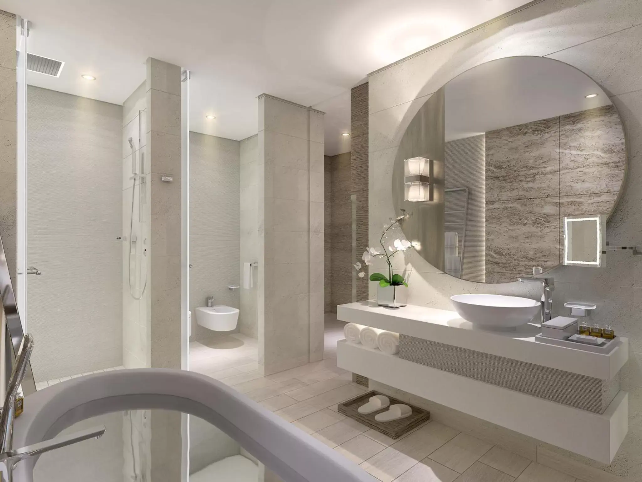 Bathroom in Al Bandar Arjaan by Rotana – Dubai Creek