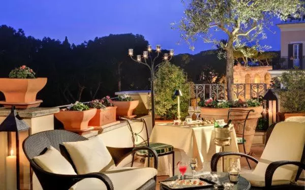 Villa Borghese Suite Terrace in Hotel Splendide Royal - The Leading Hotels of the World