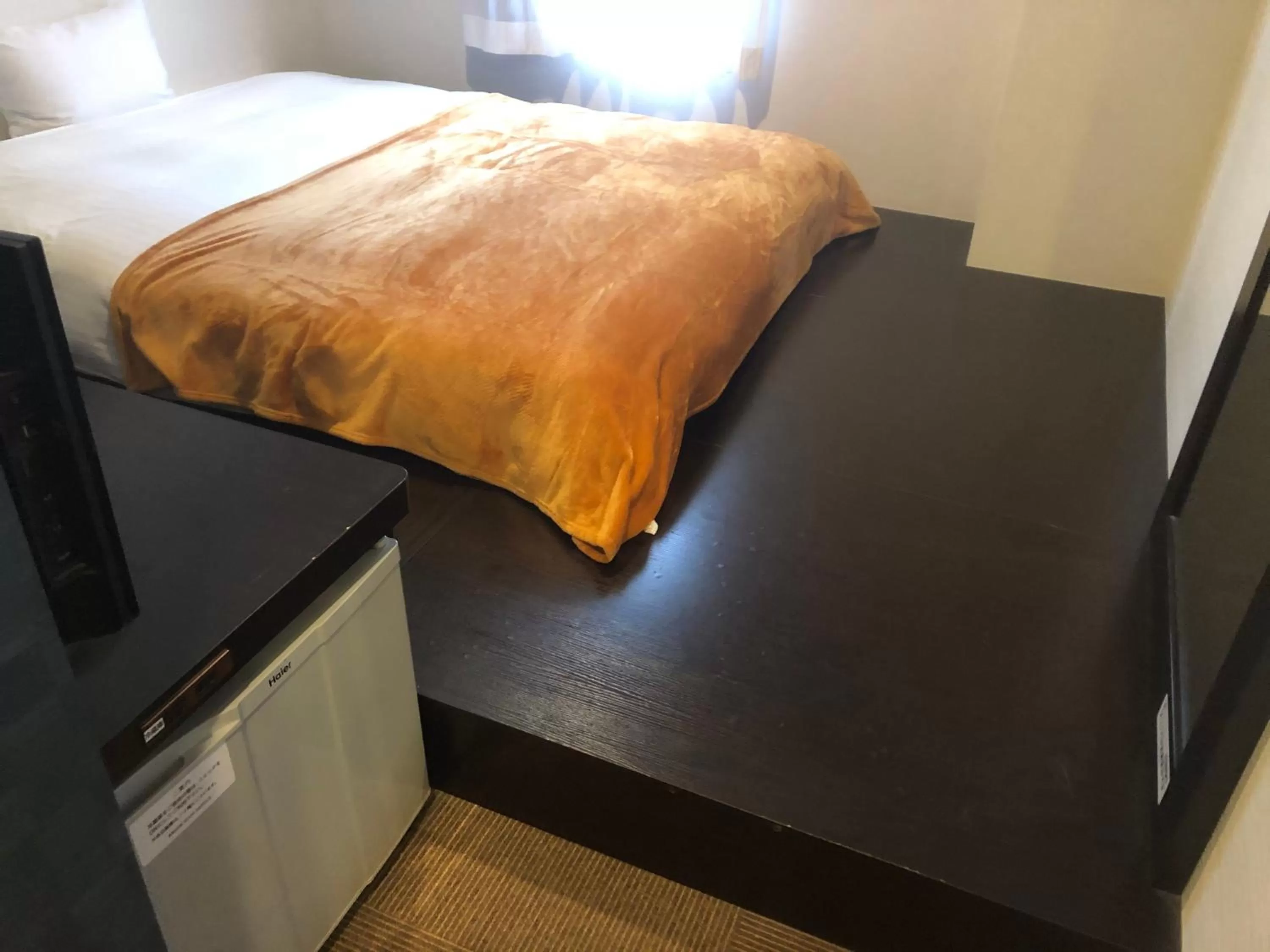 Bed in Green Rich Hotel Hamada Ekimae (Artificial hot spring Futamata Yunohana)