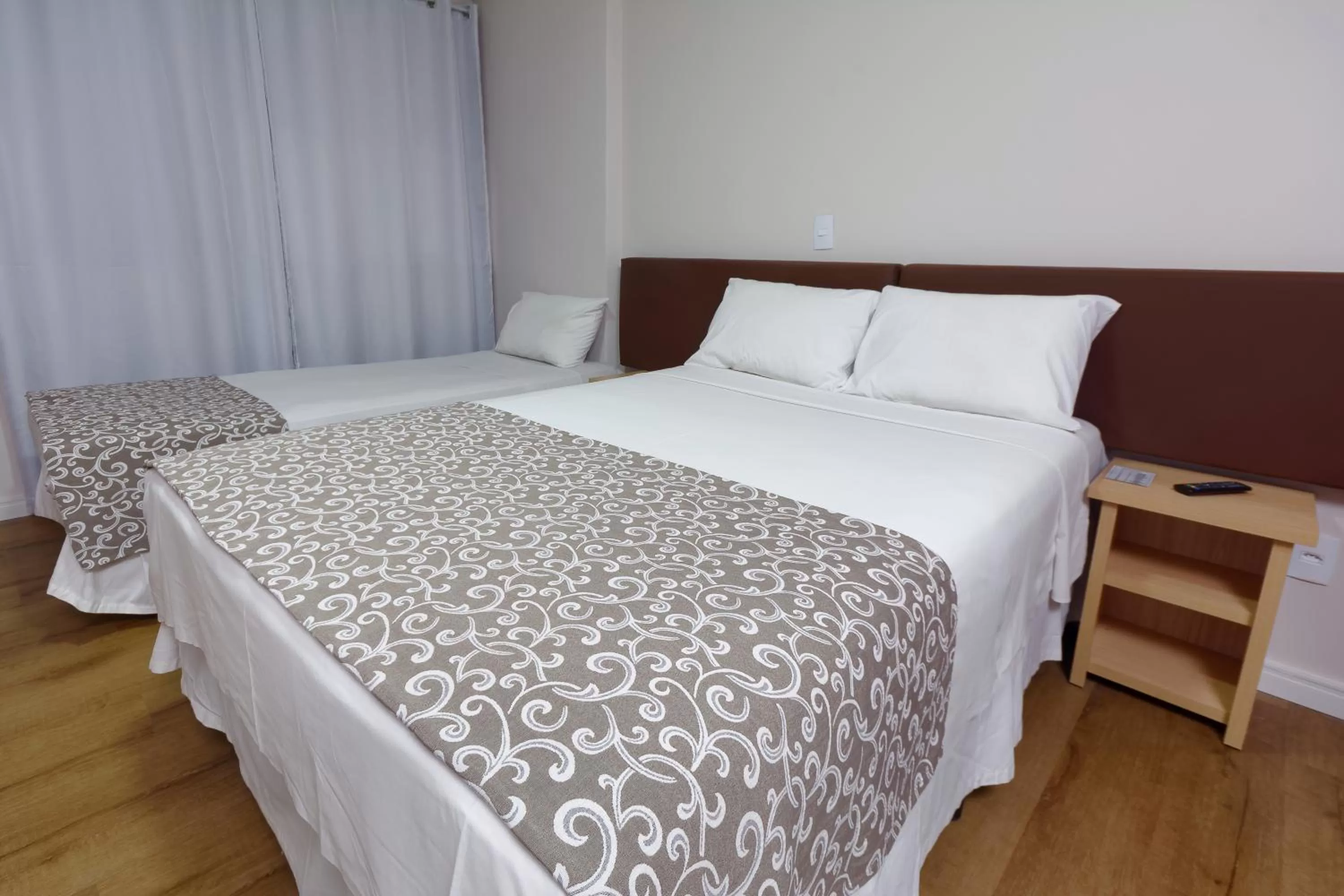 Bed in Fênix Hotel Bom Retiro