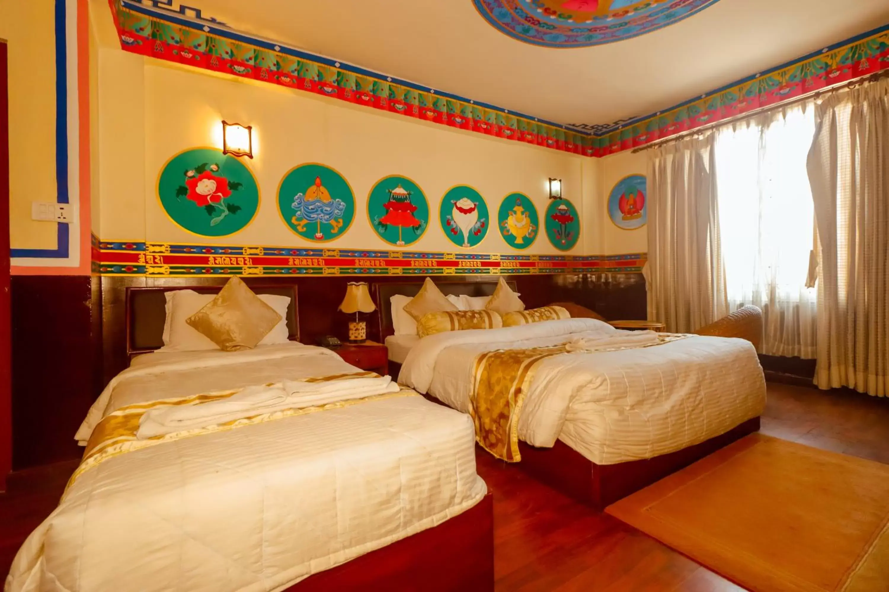 Bed in Kathmandu Eco Hotel