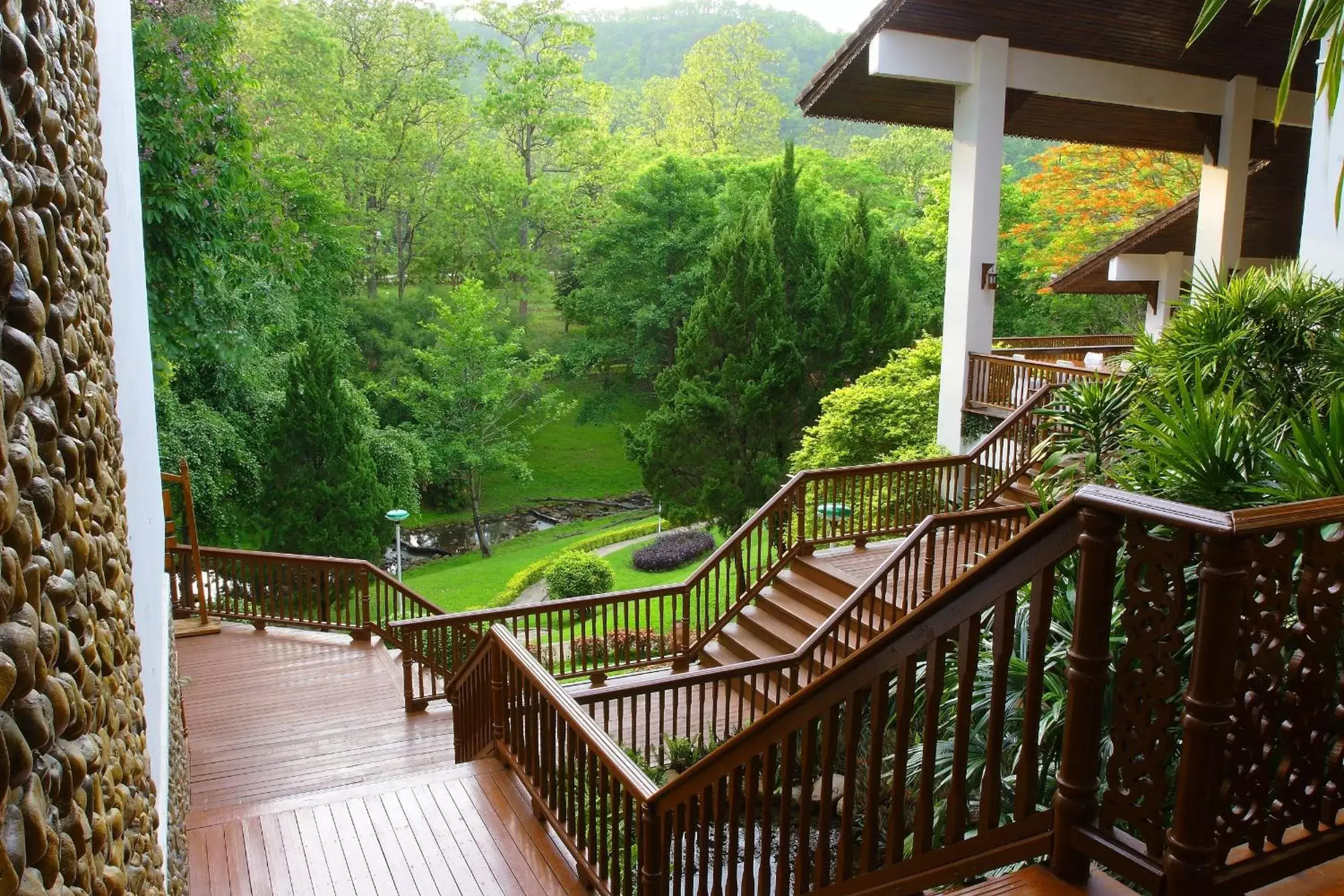 Bird's eye view, Balcony/Terrace in The Imperial Mae Hong Son Resort