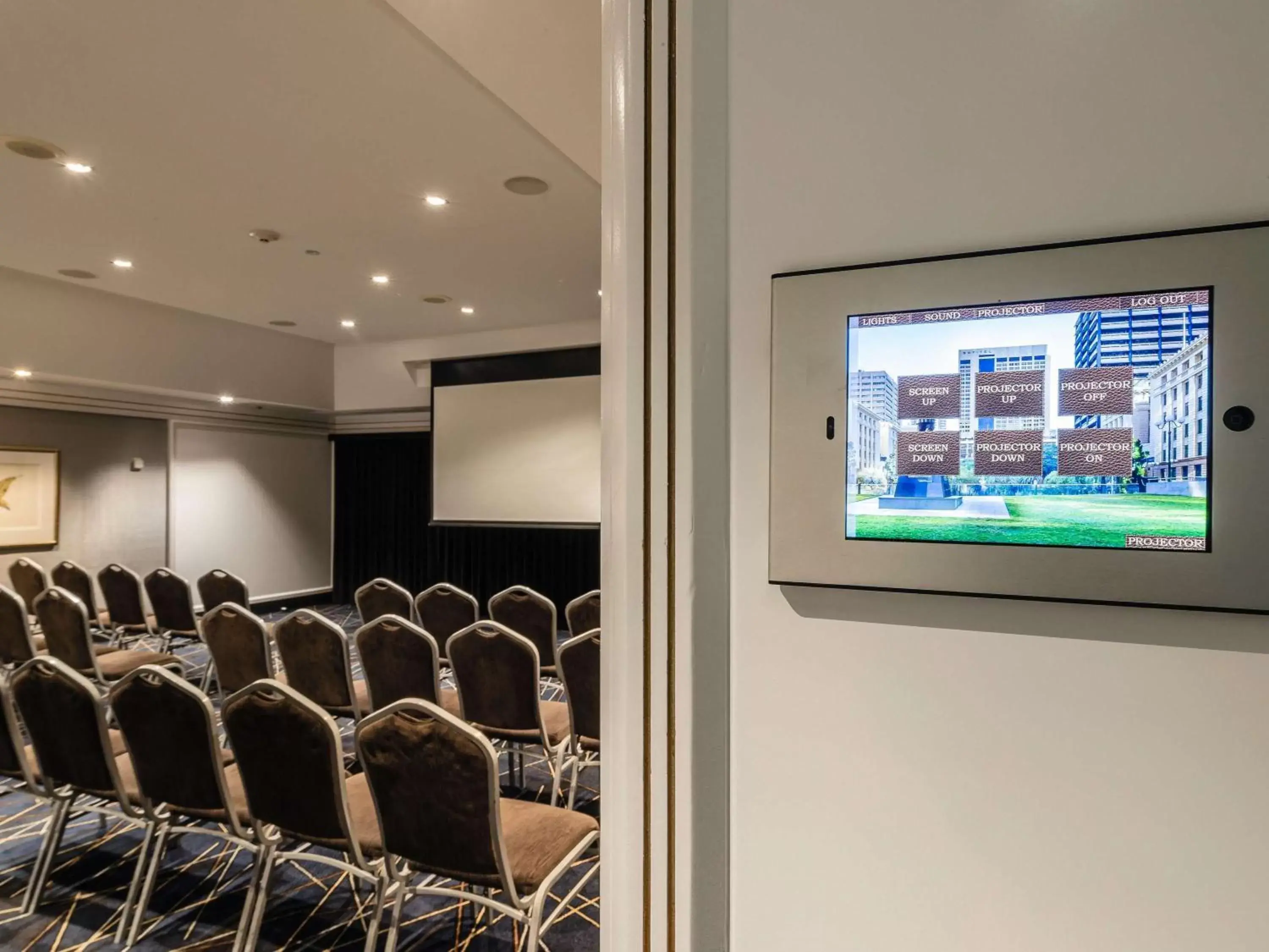 Meeting/conference room, TV/Entertainment Center in Sofitel Brisbane Central